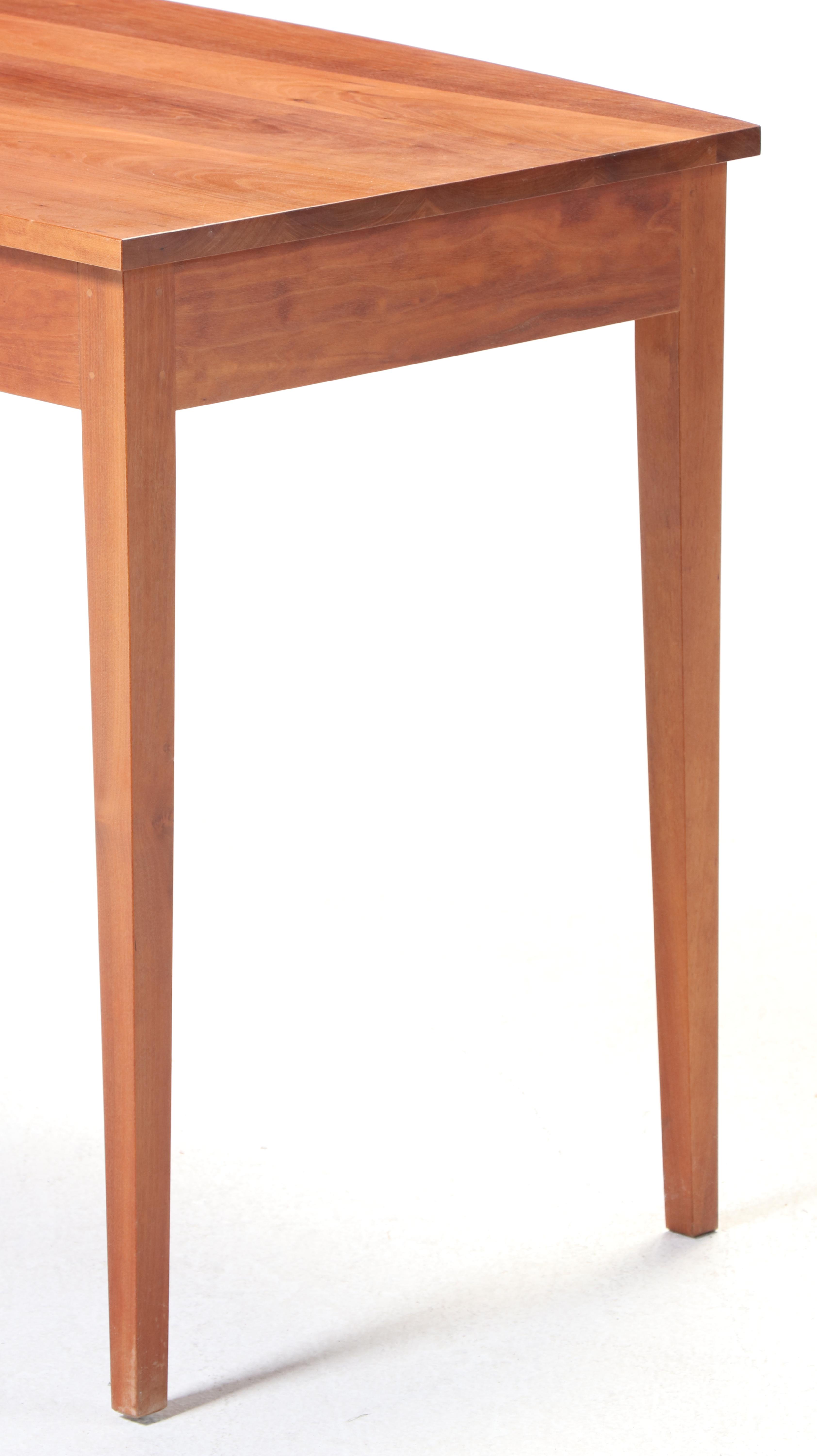 Thos. Moser Cabinetmakers Cherrywood Bench-Made "Bowfront Glove" Writing Table