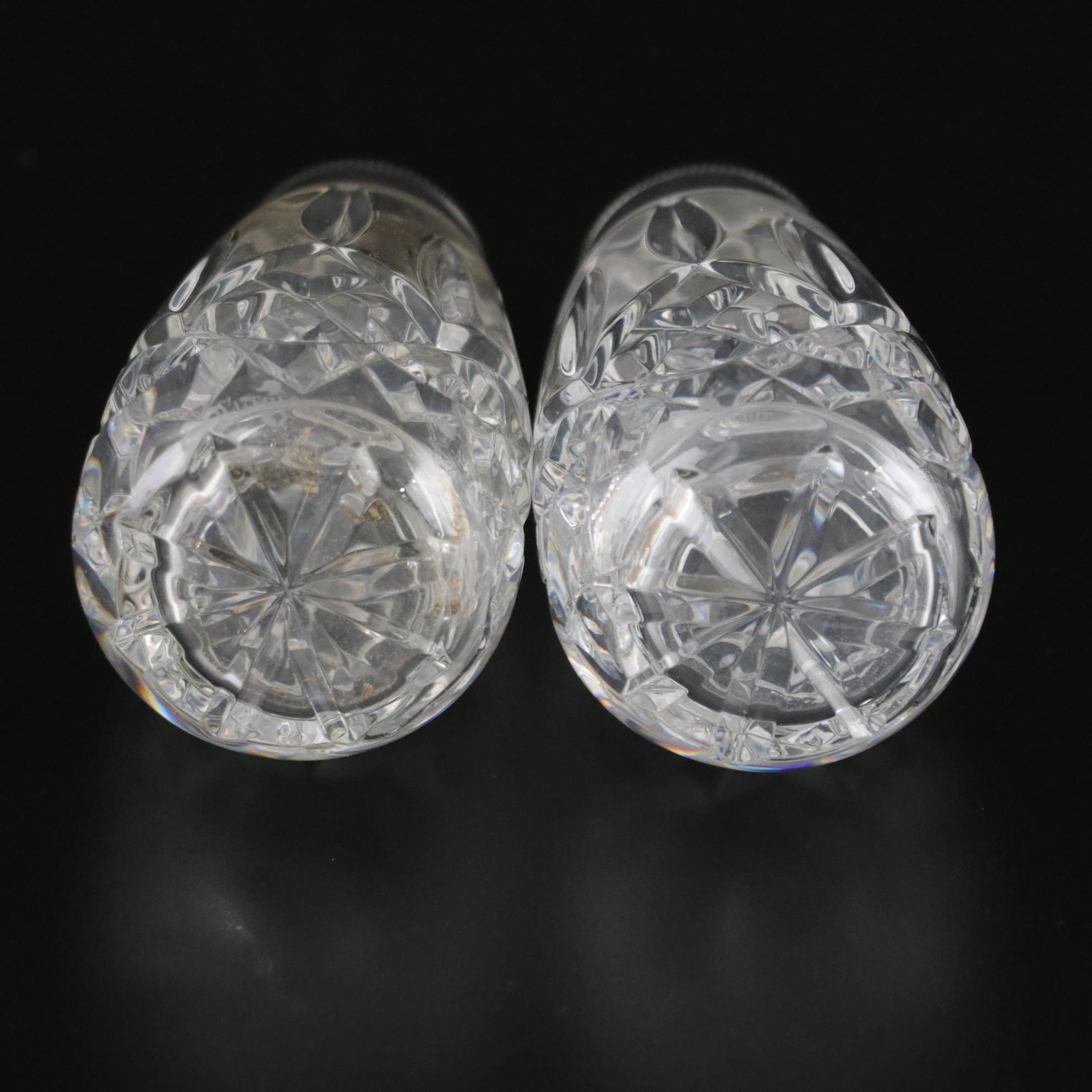 Waterford Salt & Pepper Shakers with Crystal Tumblers, Pitcher and More