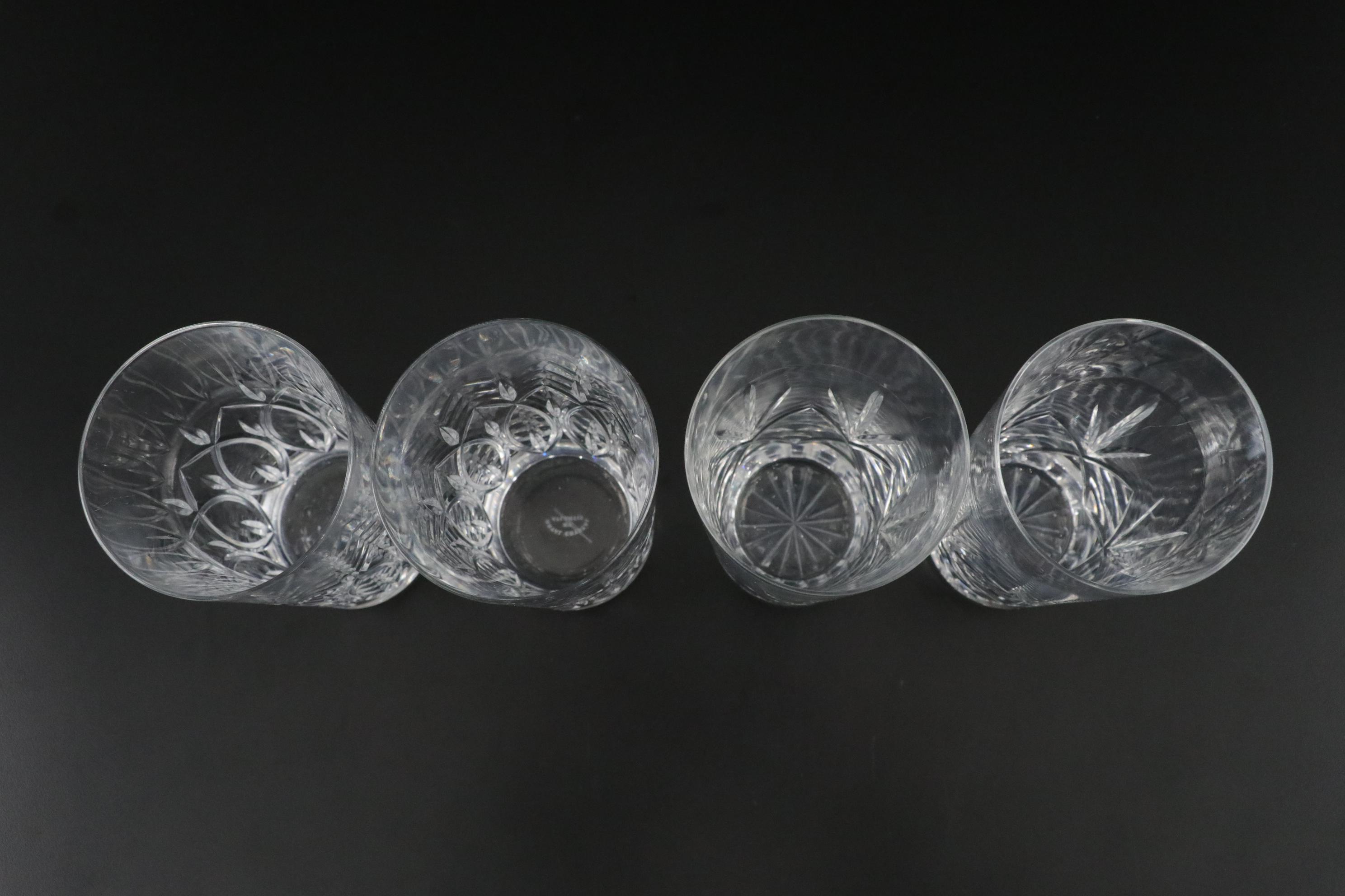 Waterford Salt & Pepper Shakers with Crystal Tumblers, Pitcher and More