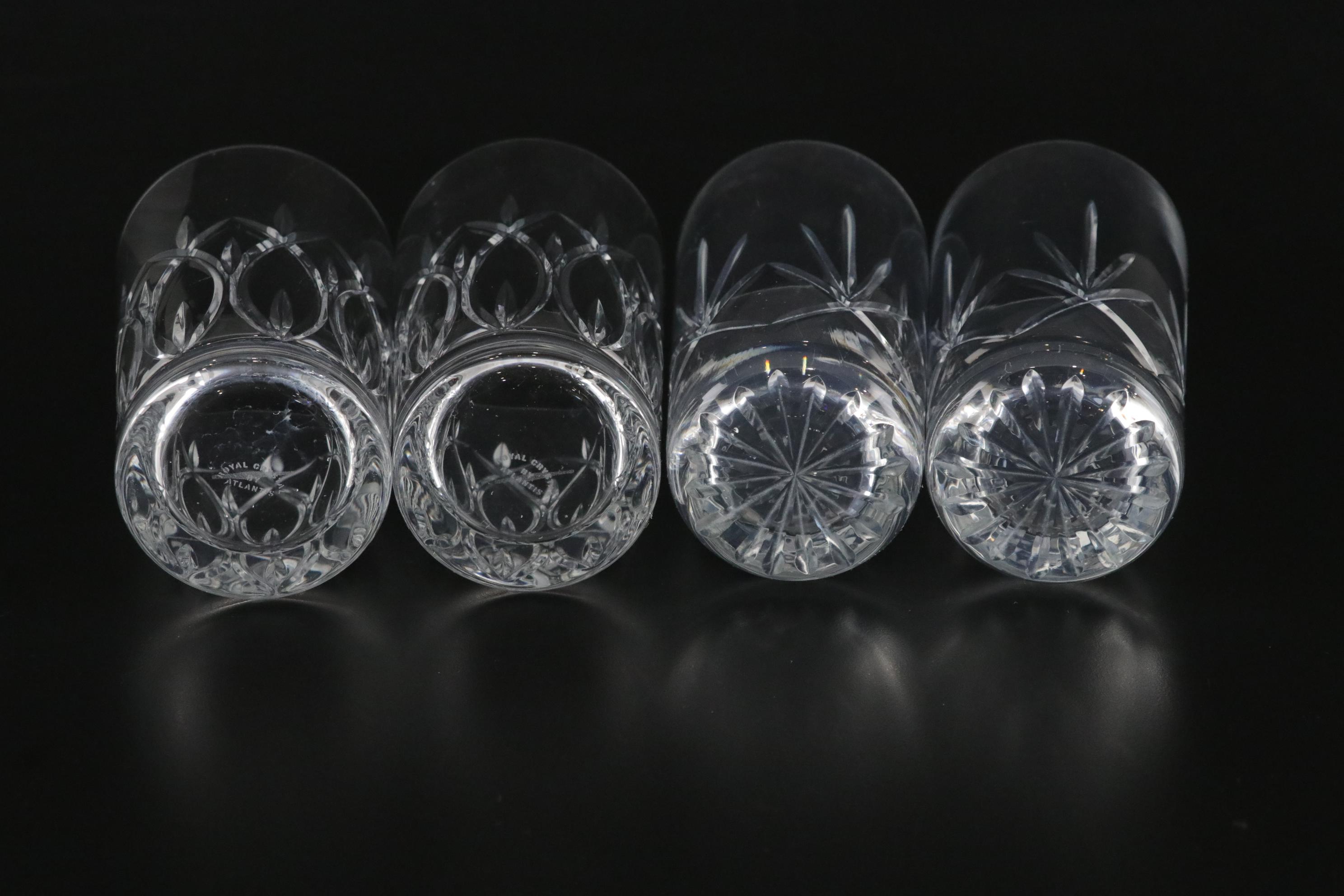 Waterford Salt & Pepper Shakers with Crystal Tumblers, Pitcher and More