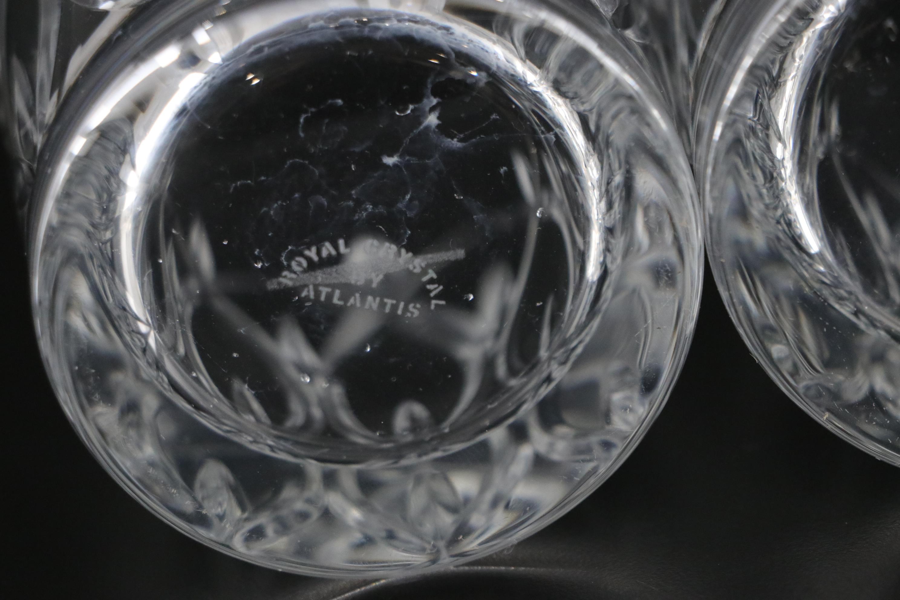 Waterford Salt & Pepper Shakers with Crystal Tumblers, Pitcher and More