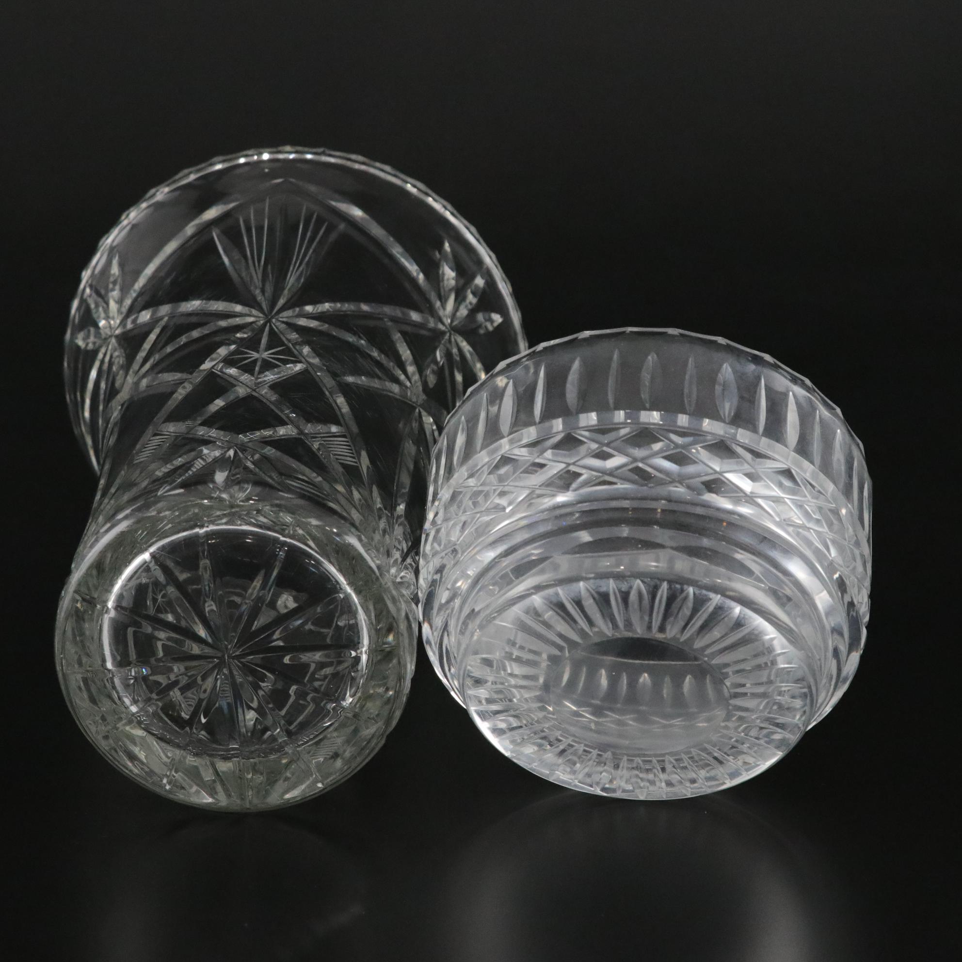 Waterford Salt & Pepper Shakers with Crystal Tumblers, Pitcher and More