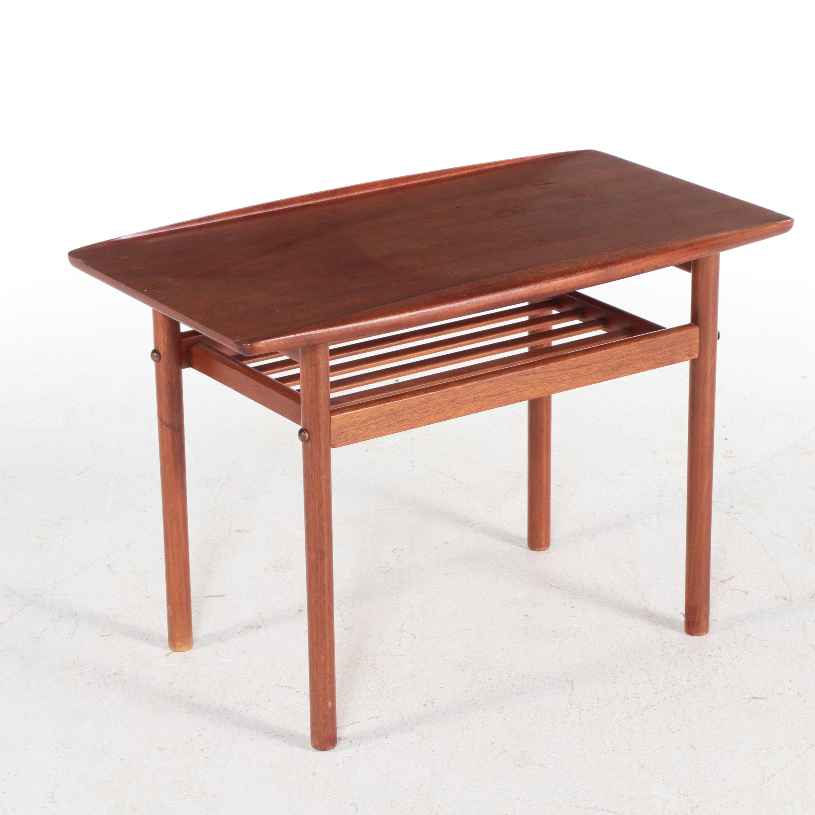 Pair of Grete Jalk for Paul Jeppesen Danish Modern Teak Side Tables, Circa 1960