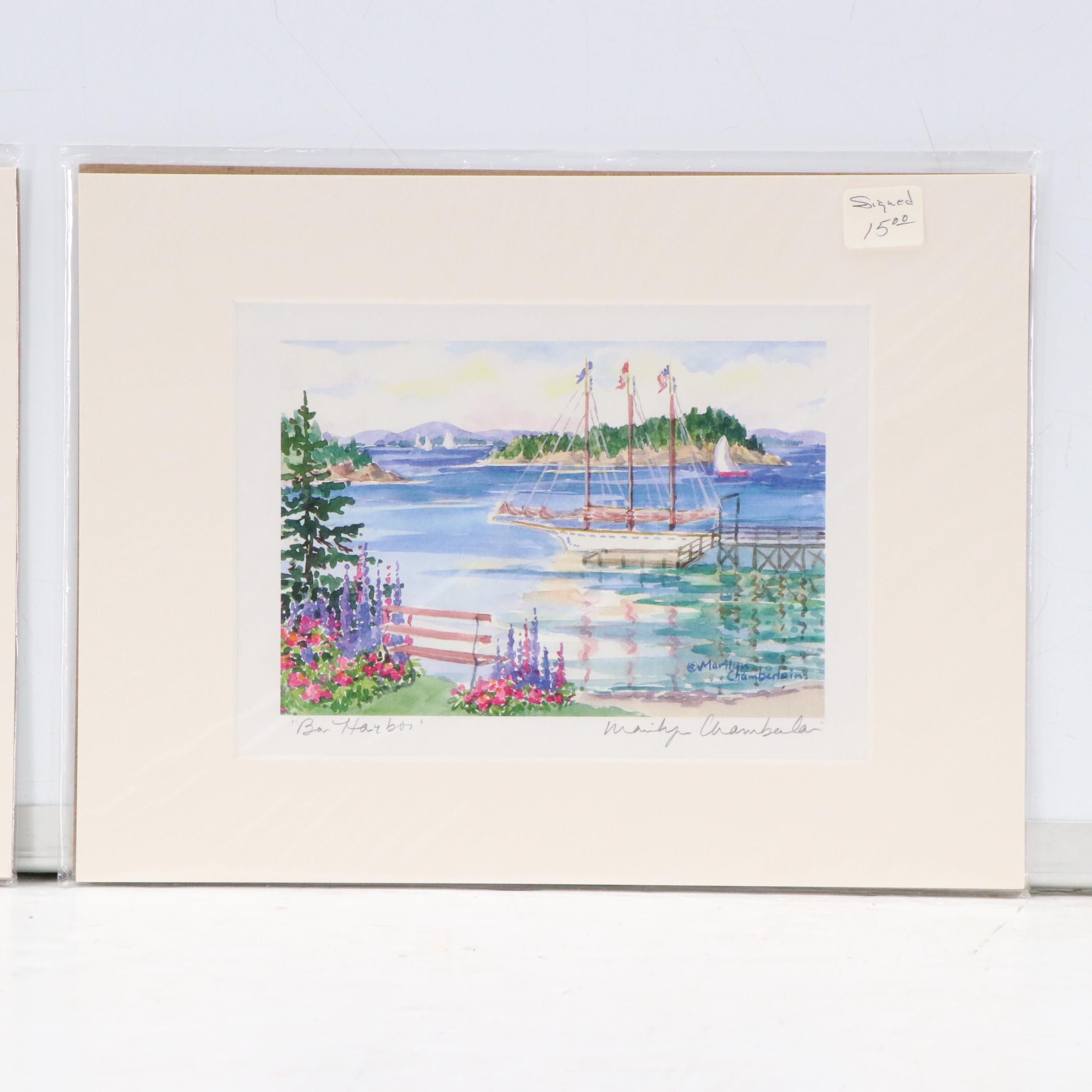 Marilyn Chamberlain Digital Prints Including "Bar Harbor Light"