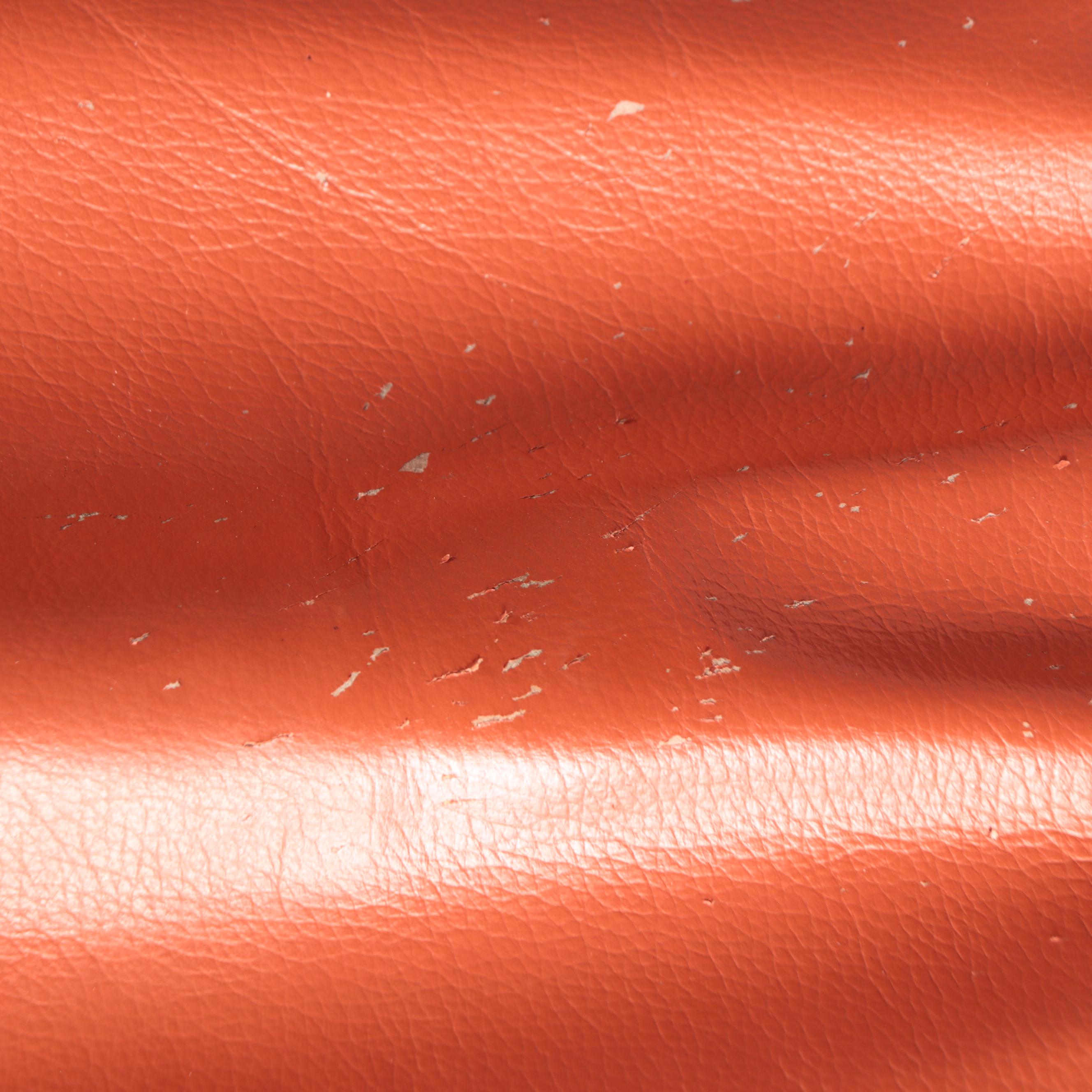 Lafer Modernist Style Leather Swivel Recliner