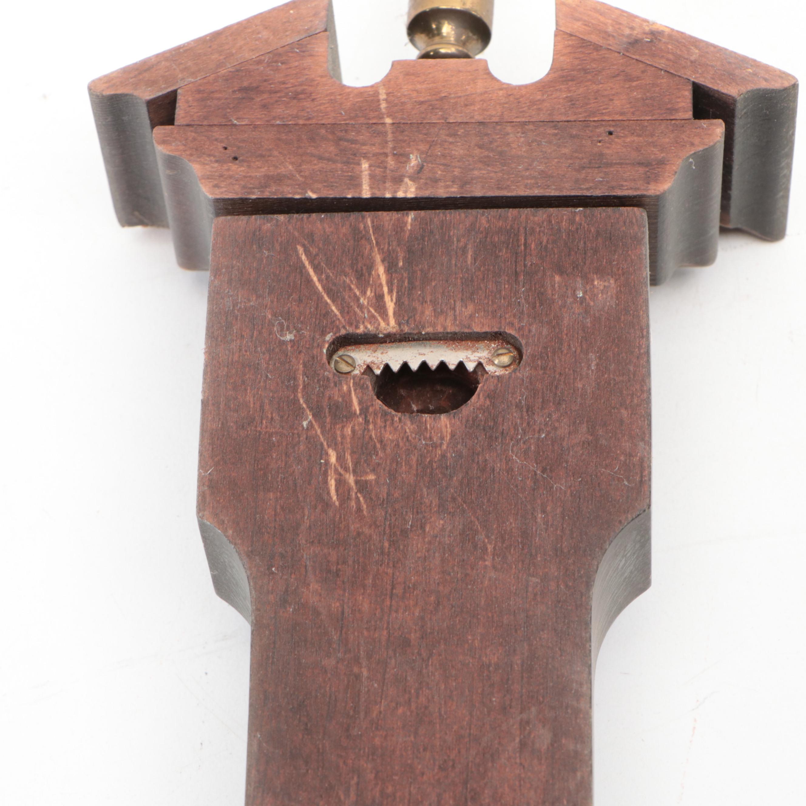 Elgin German Banjo Wall Barometer