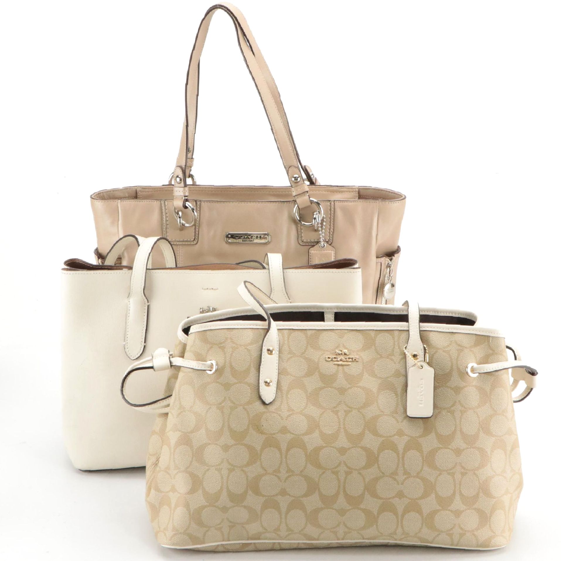Coach Charlie Two-Way Carryall, Drawstring Carryall and Gallery Shoulder Bag