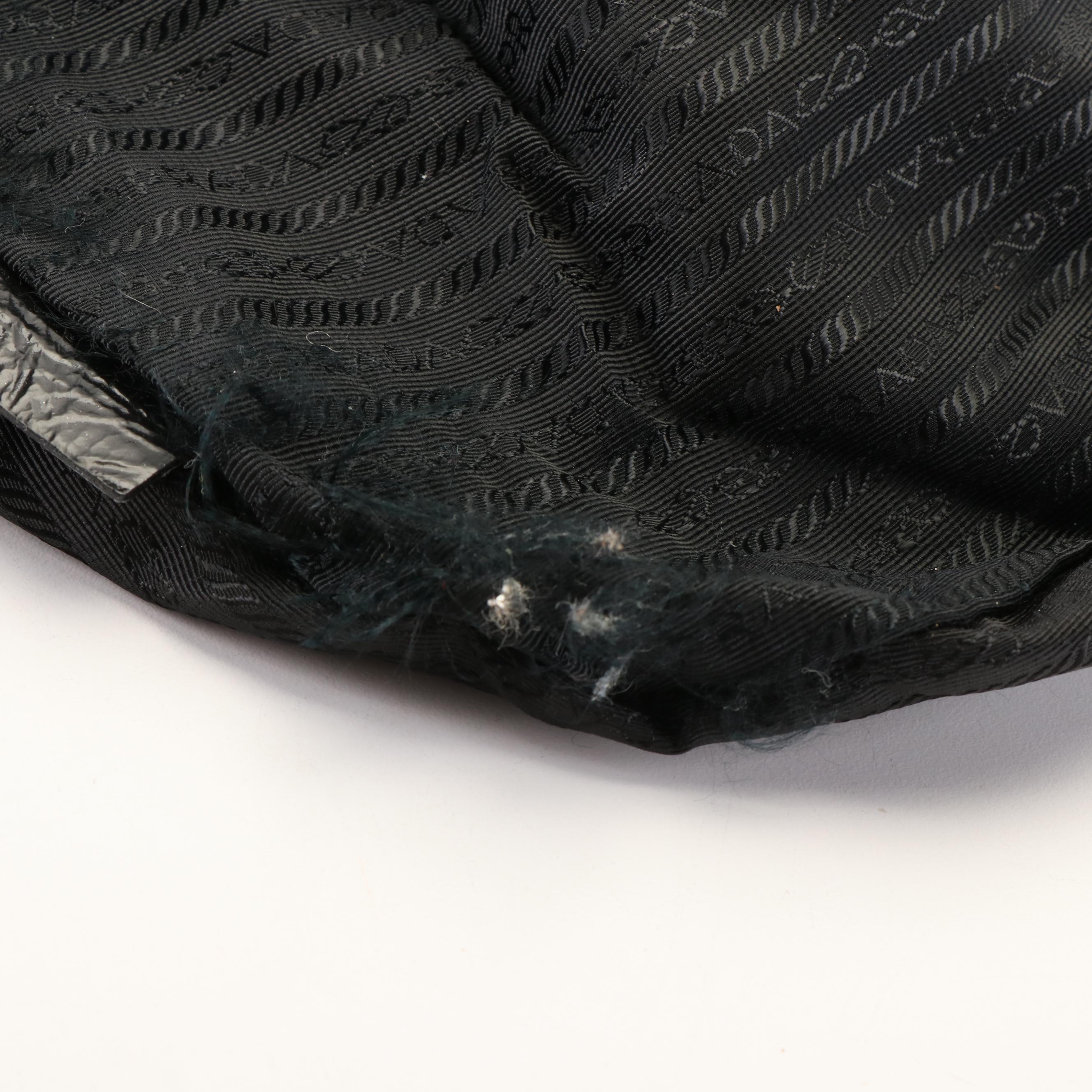 Prada Tote in Black Naplak Patent Leather