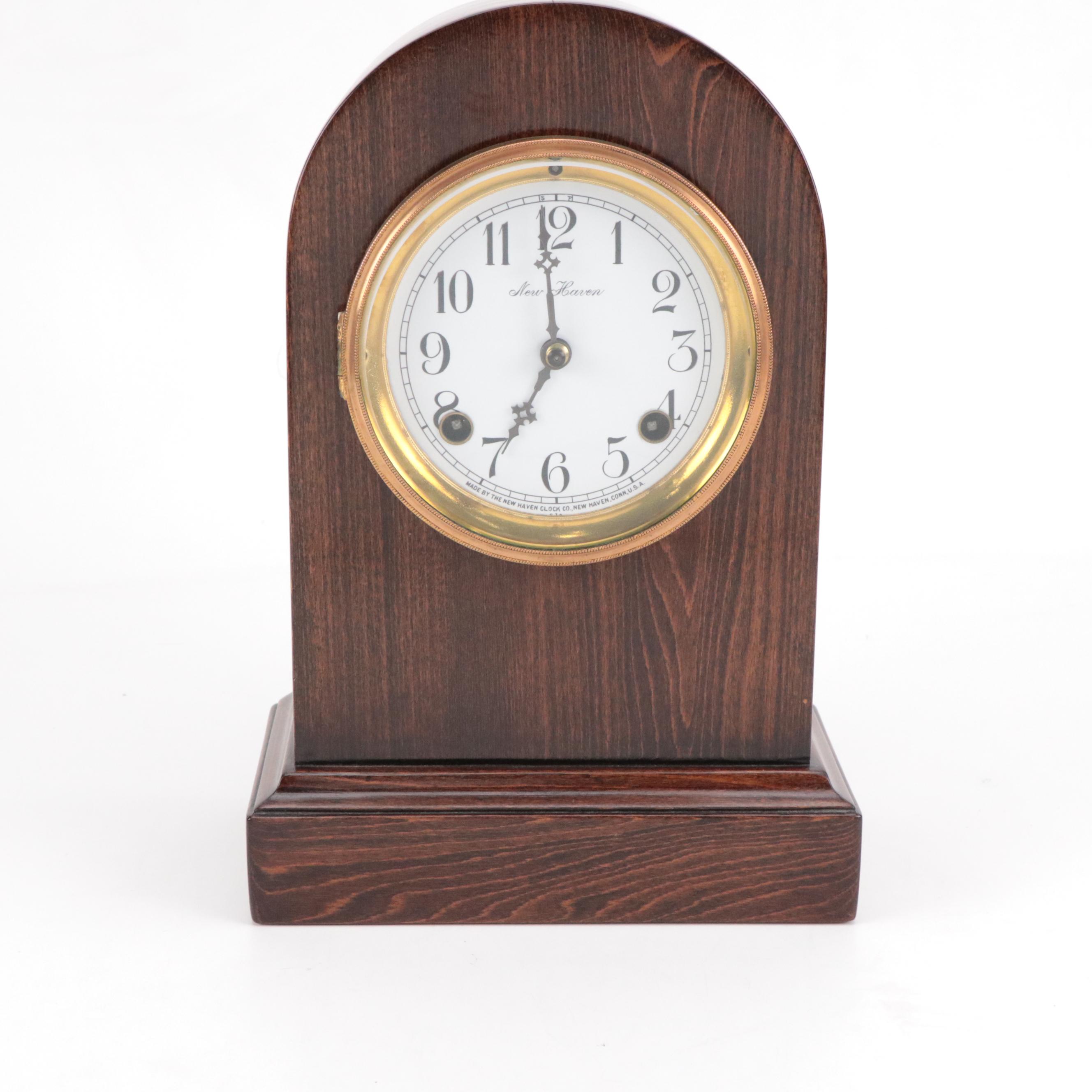 New Haven "Auburn" 8-Day Mantel Clock, Early 20th Century