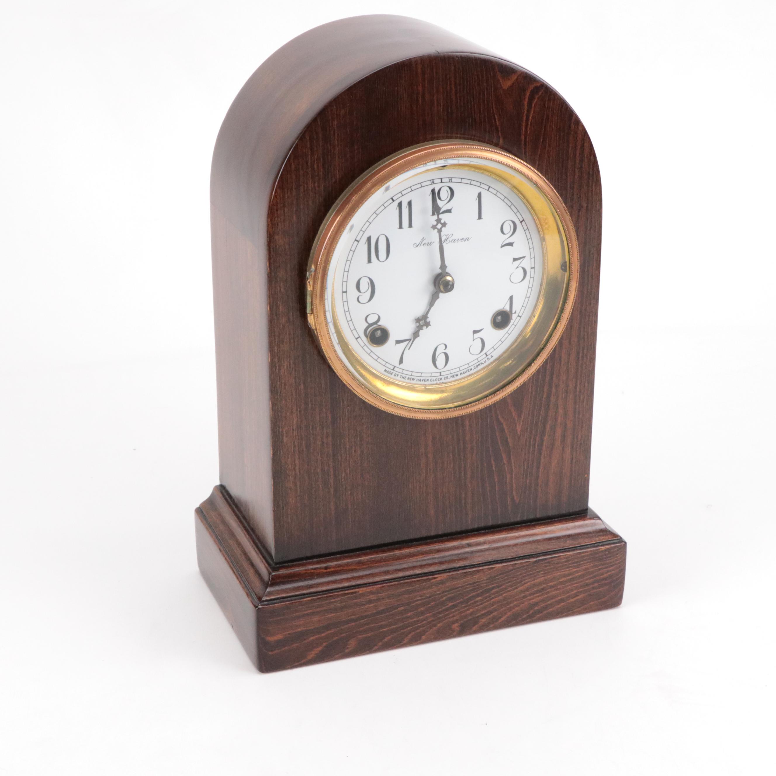 New Haven "Auburn" 8-Day Mantel Clock, Early 20th Century