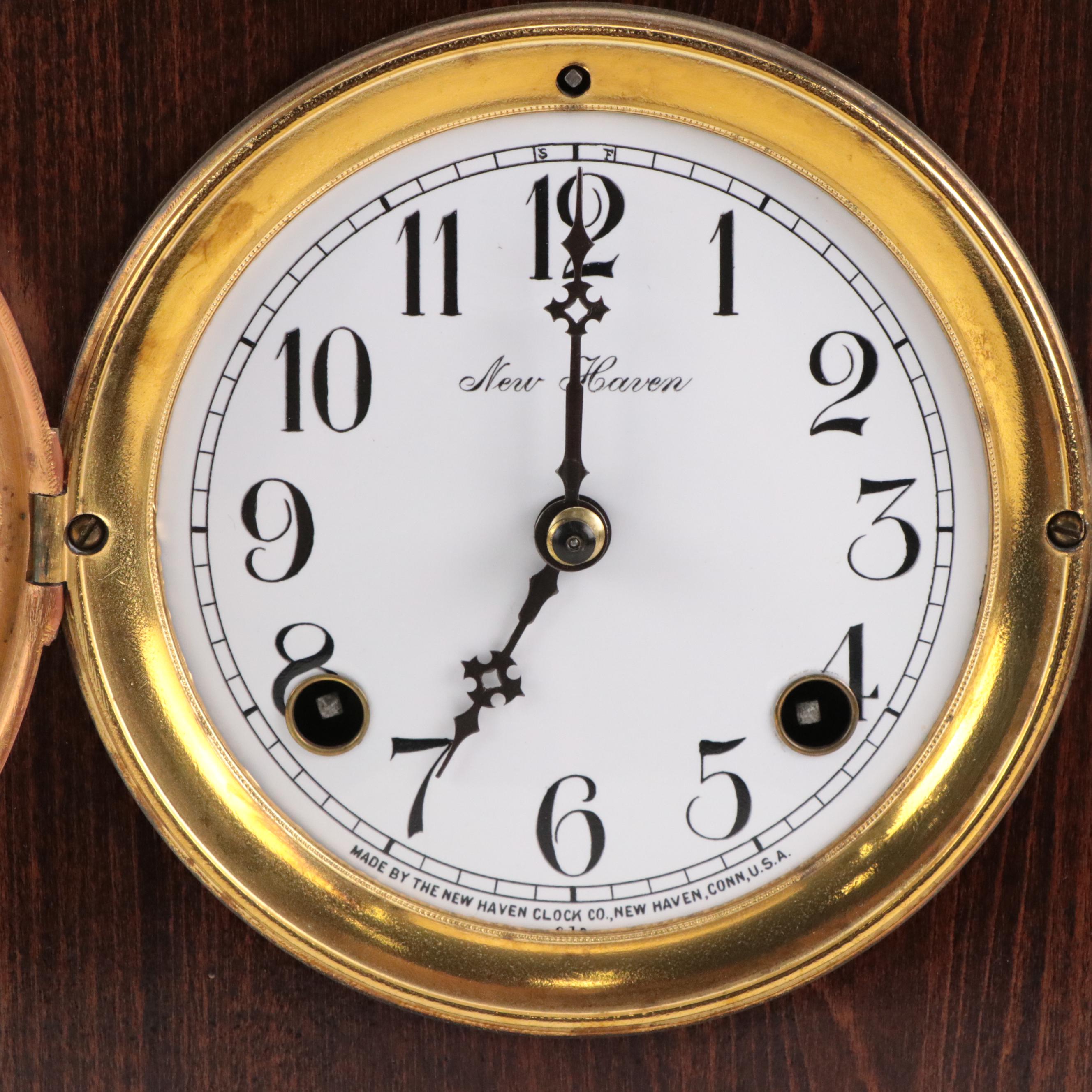 New Haven "Auburn" 8-Day Mantel Clock, Early 20th Century