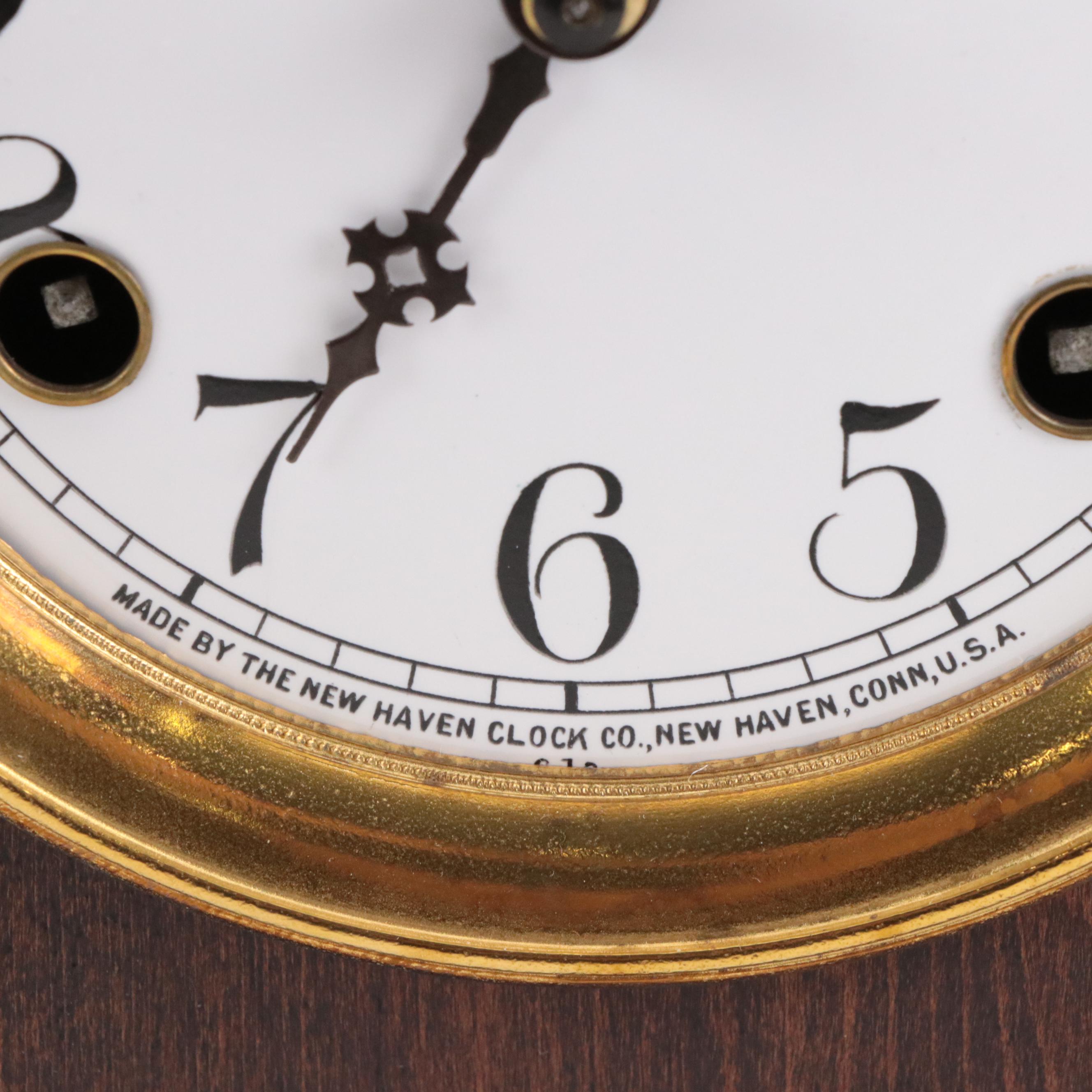 New Haven "Auburn" 8-Day Mantel Clock, Early 20th Century