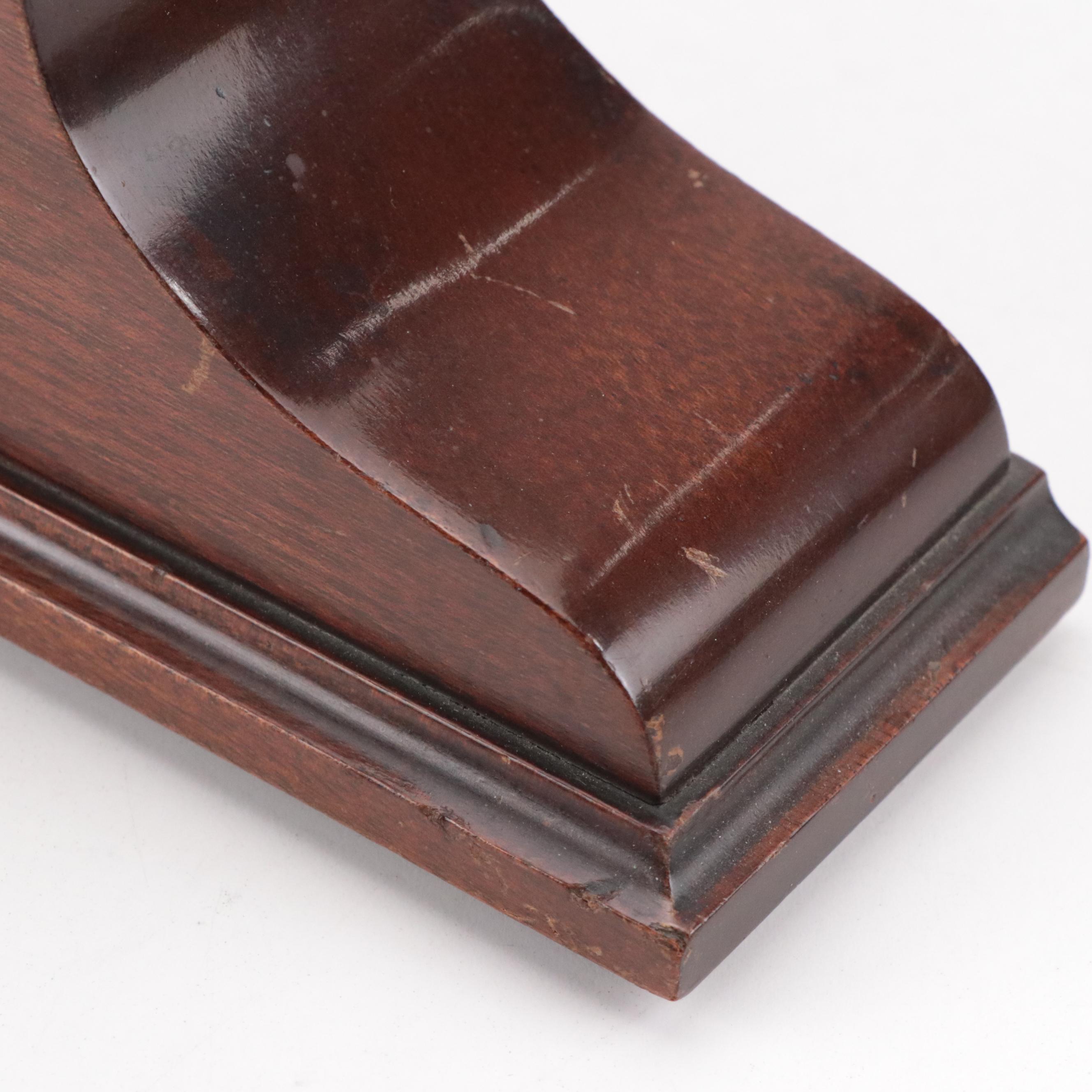 Seth Thomas Wood Tambour Mantel Clock, 20th Century