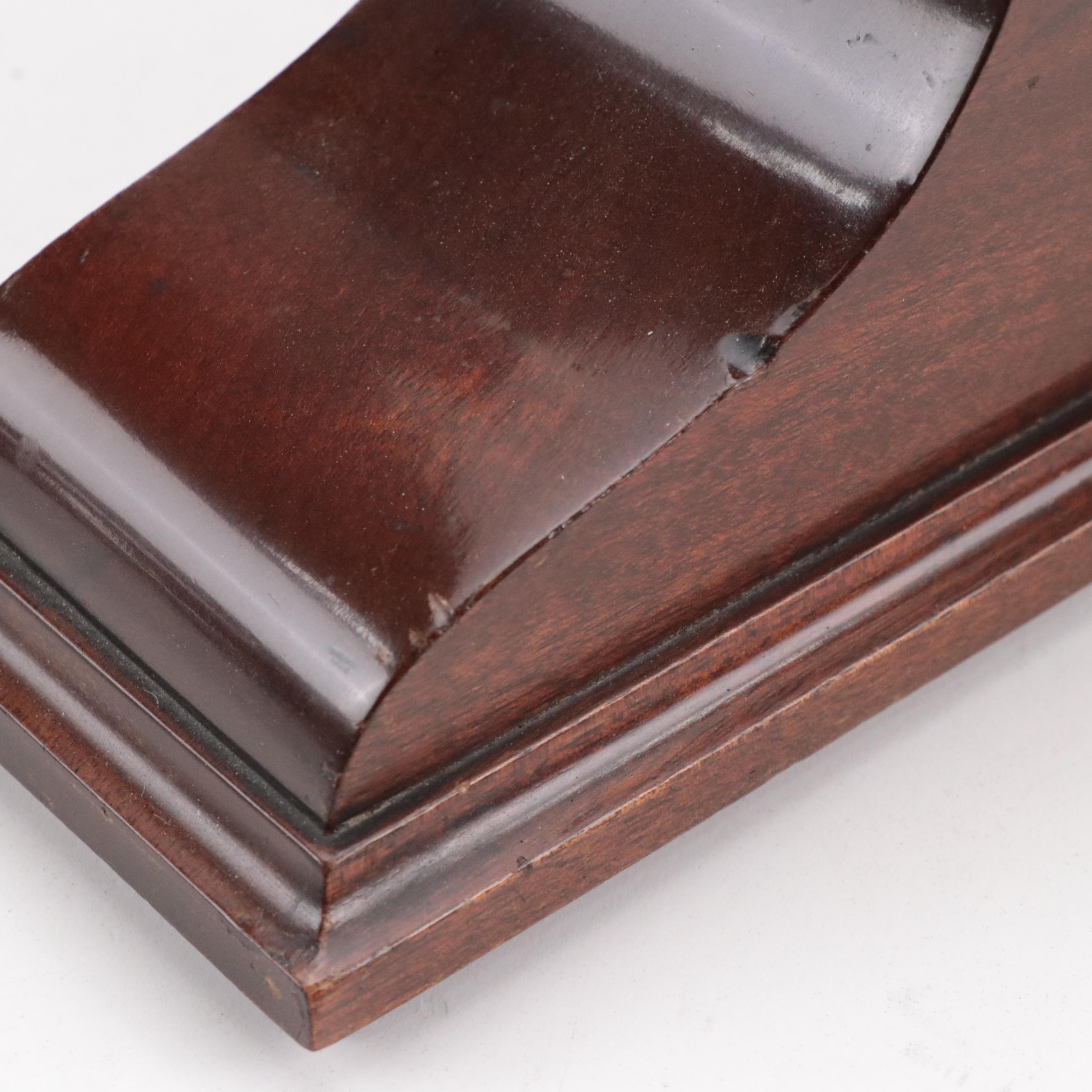 Seth Thomas Wood Tambour Mantel Clock, 20th Century