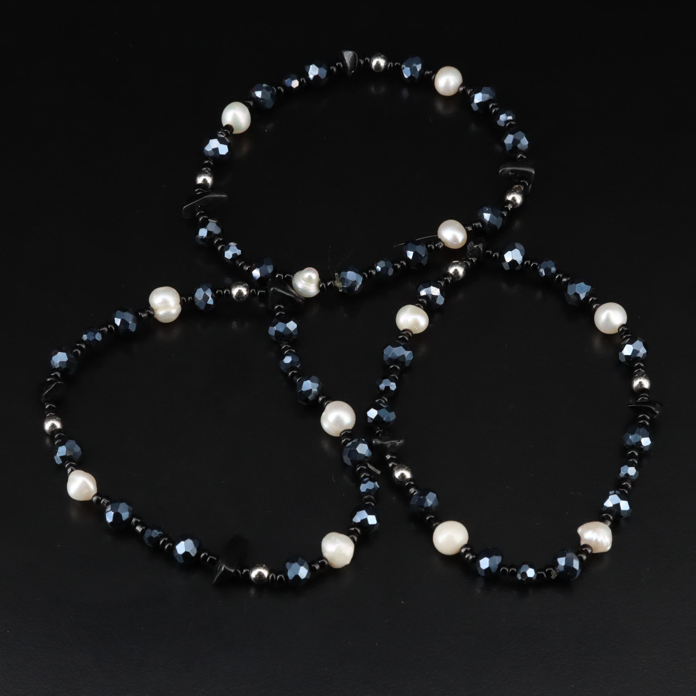 Amethyst, Lapis Lazuli and Agate Featured in Necklaces and Bracelets