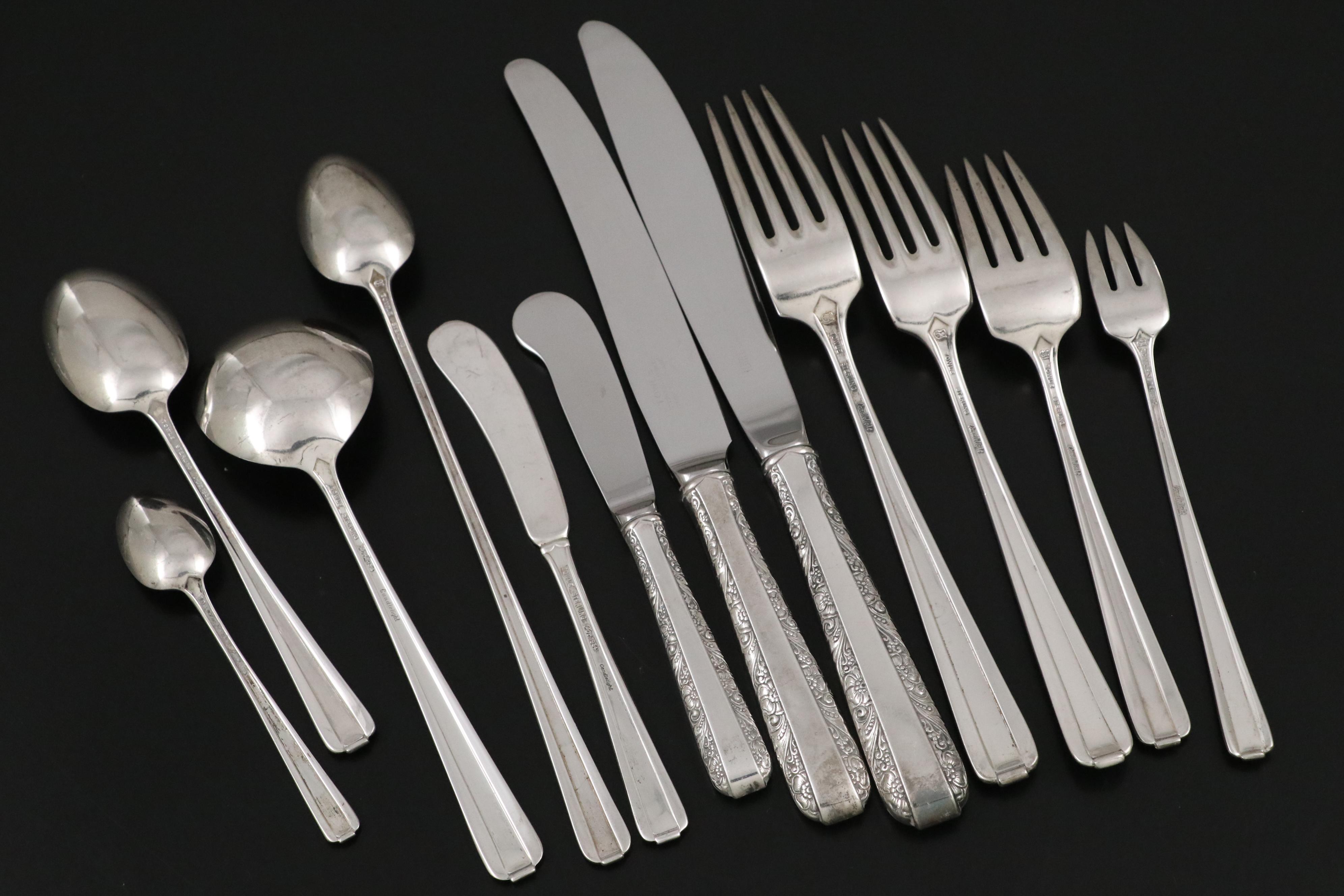 Towle "Candlelight" Sterling Silver Flatware and Serving Utensils and More