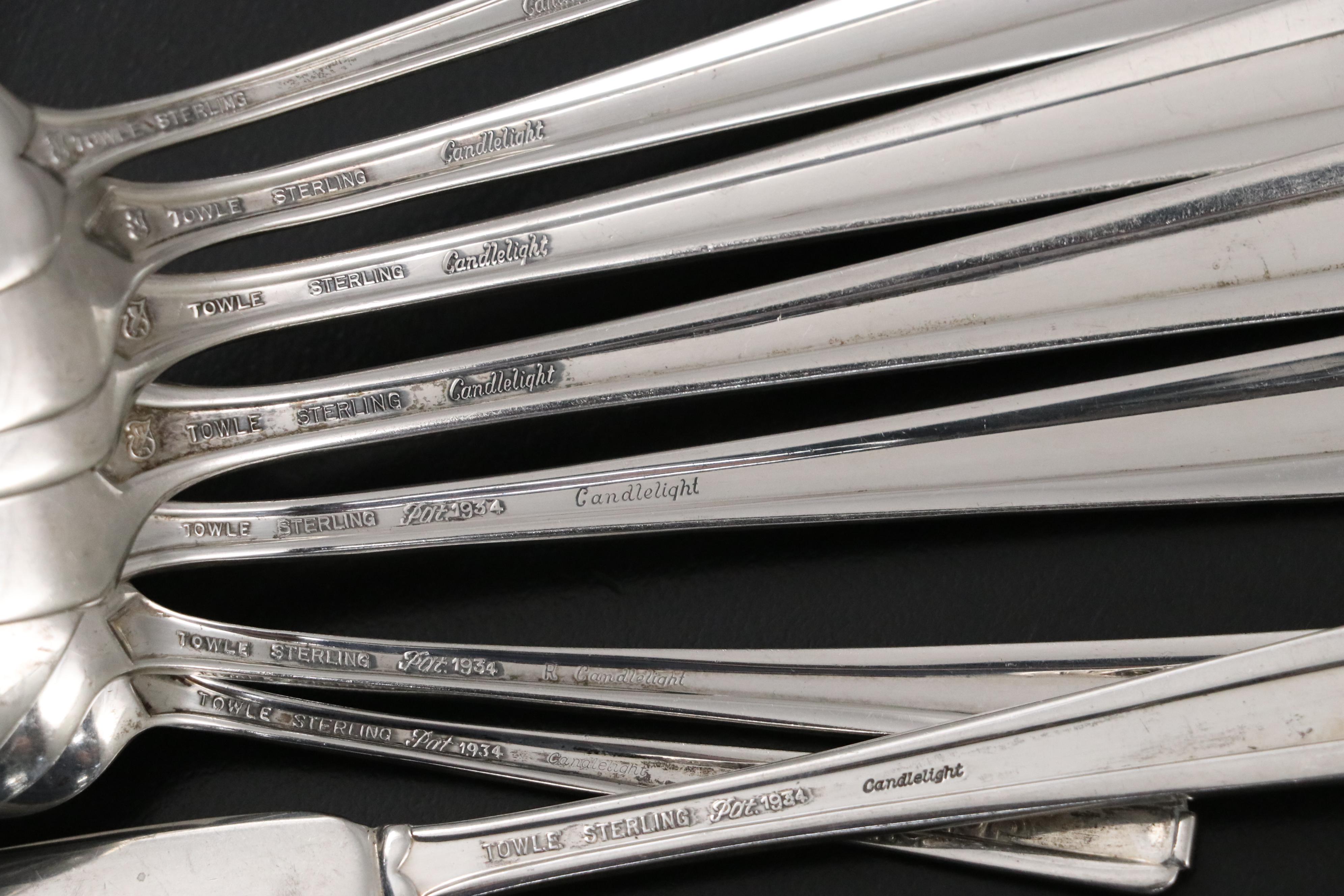 Towle "Candlelight" Sterling Silver Flatware and Serving Utensils and More