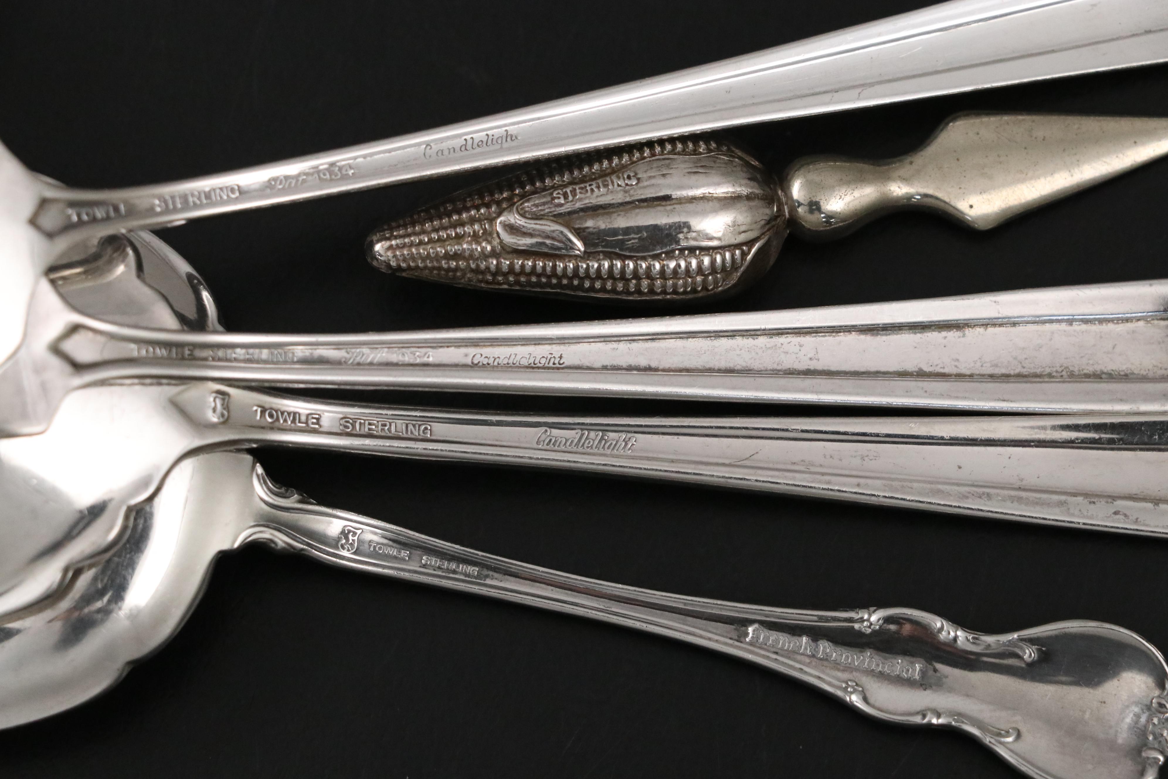 Towle "Candlelight" Sterling Silver Flatware and Serving Utensils and More