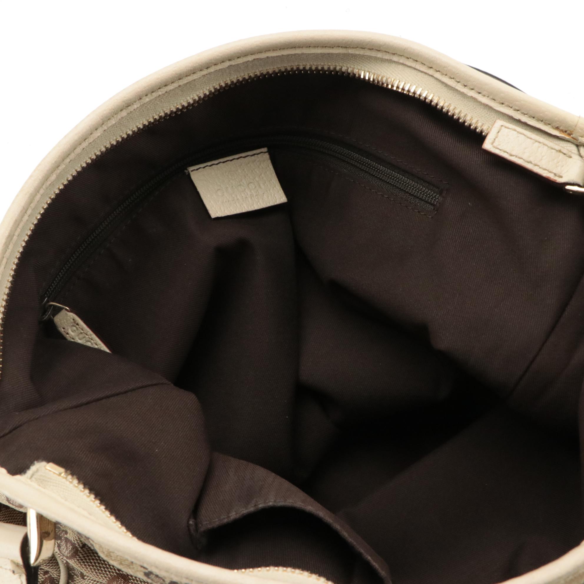 Gucci Abbey D-Ring Crossbody Bag in Monogram Canvas and Leather