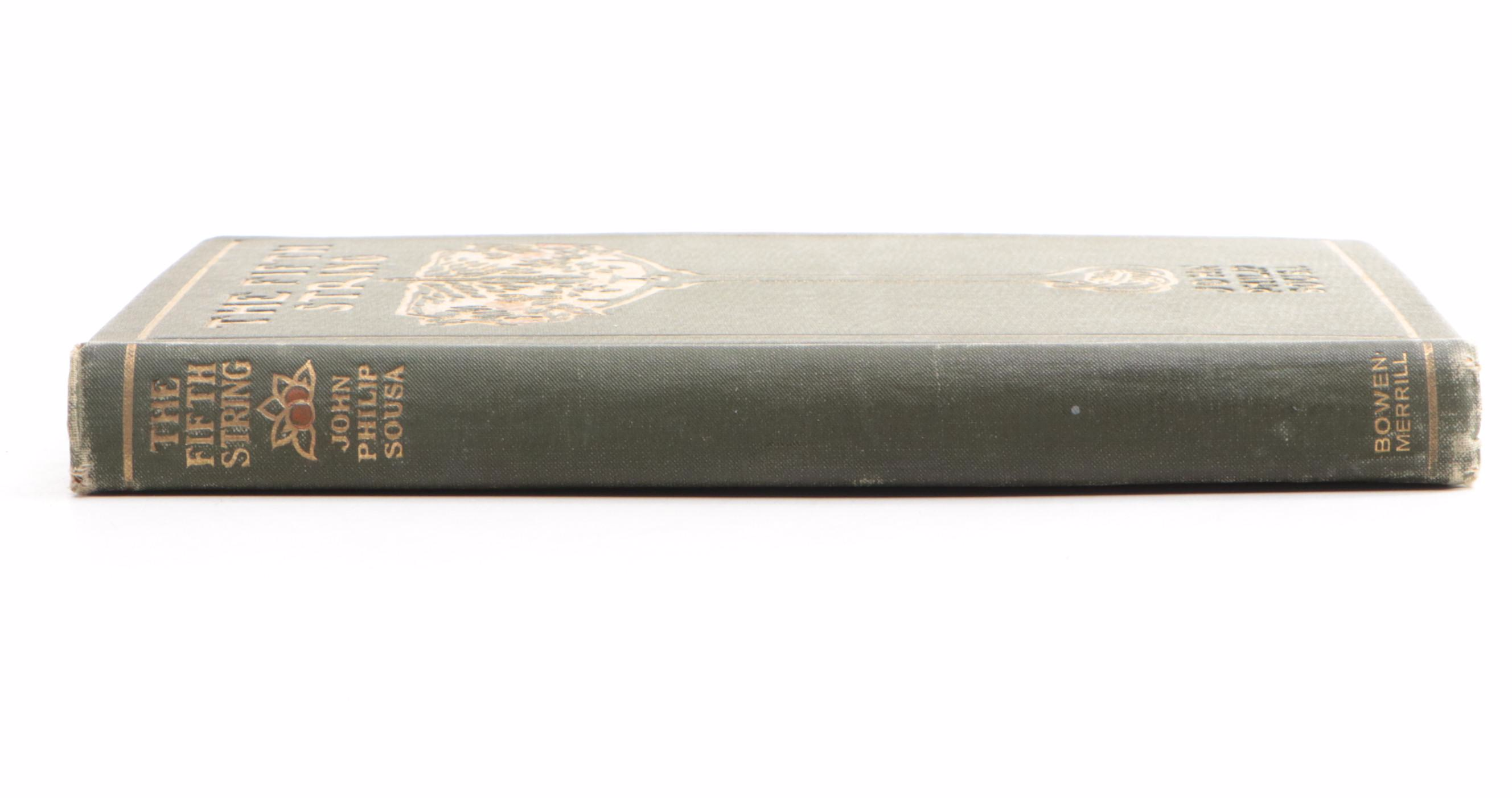 First Edition "The Fifth String" by John Philip Sousa, 1902