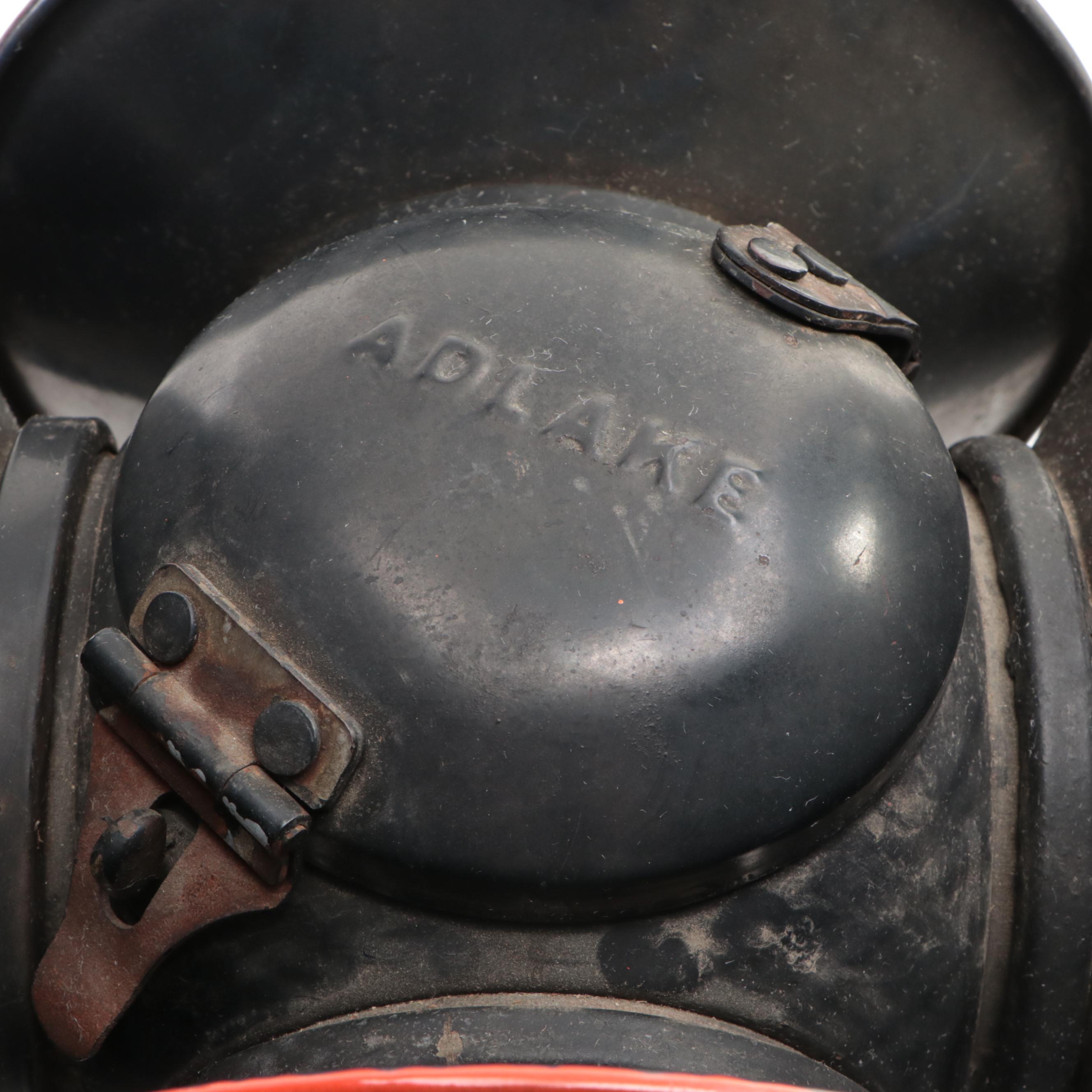 Adlake Railroad 4-Way Switch Signal Lamp with Stand, Mid-20th Century