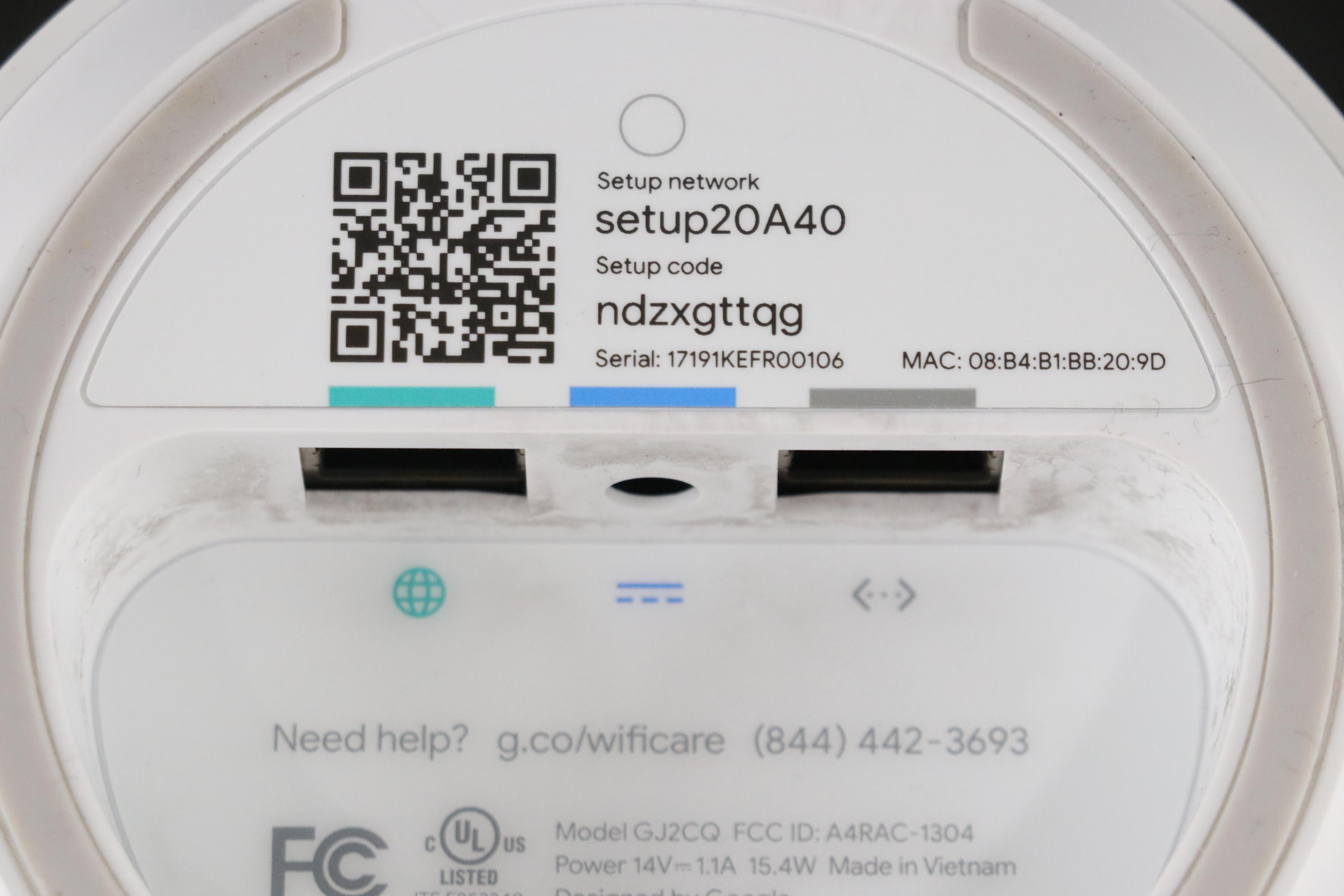 Google WiFi Router Systems with Cables