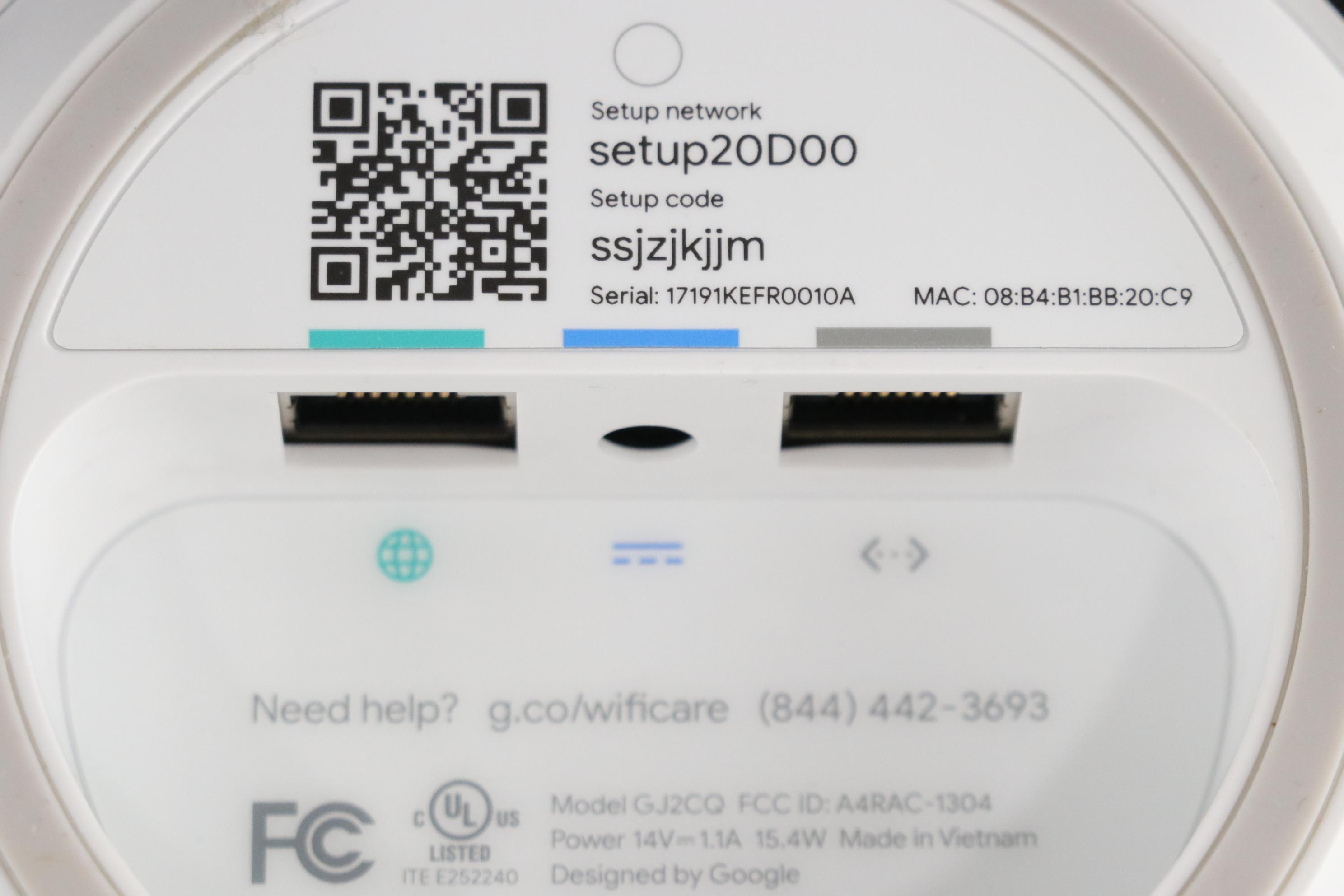 Google WiFi Router Systems with Cables