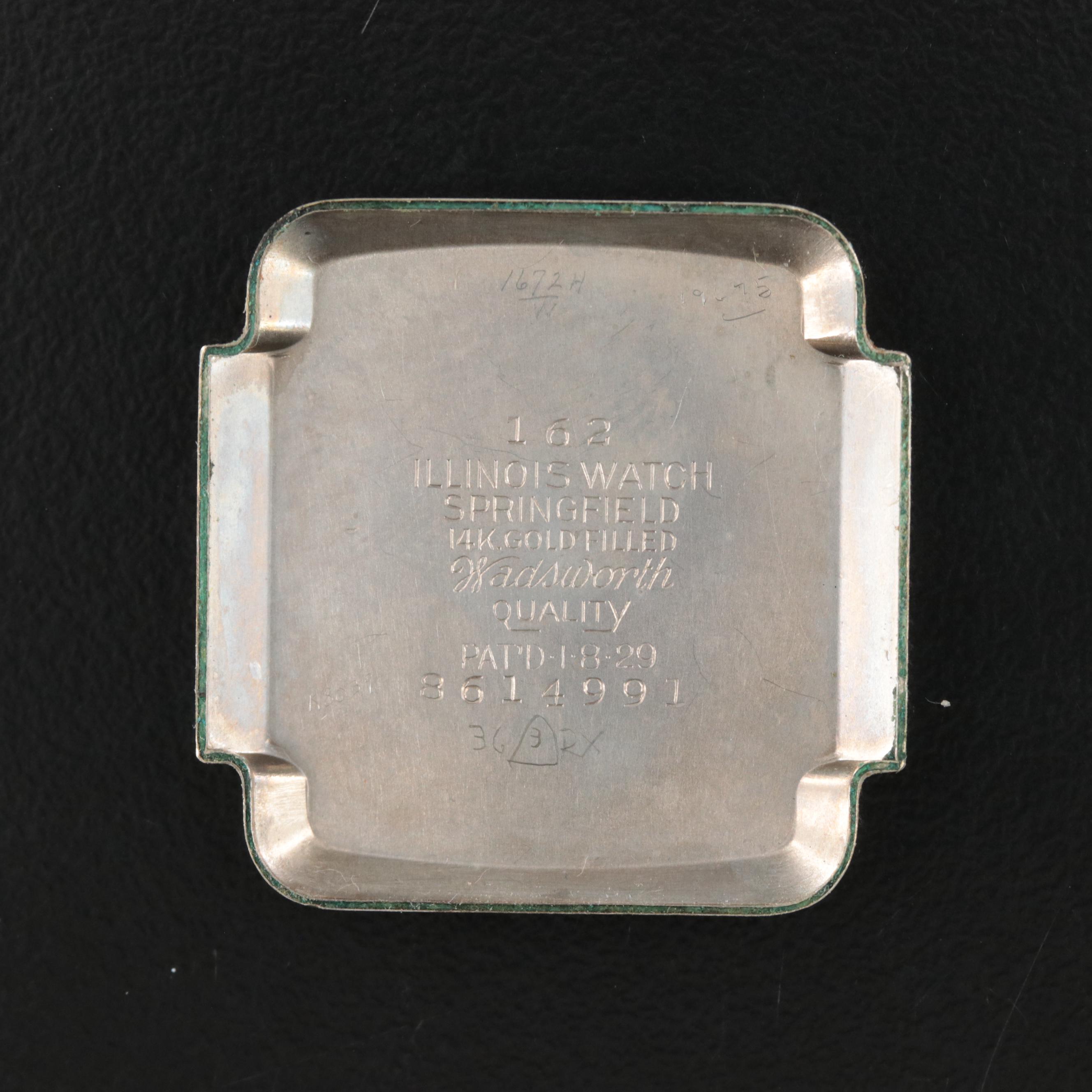 1930s Art Deco Illinois Watch Co. "Manhattan" Watch