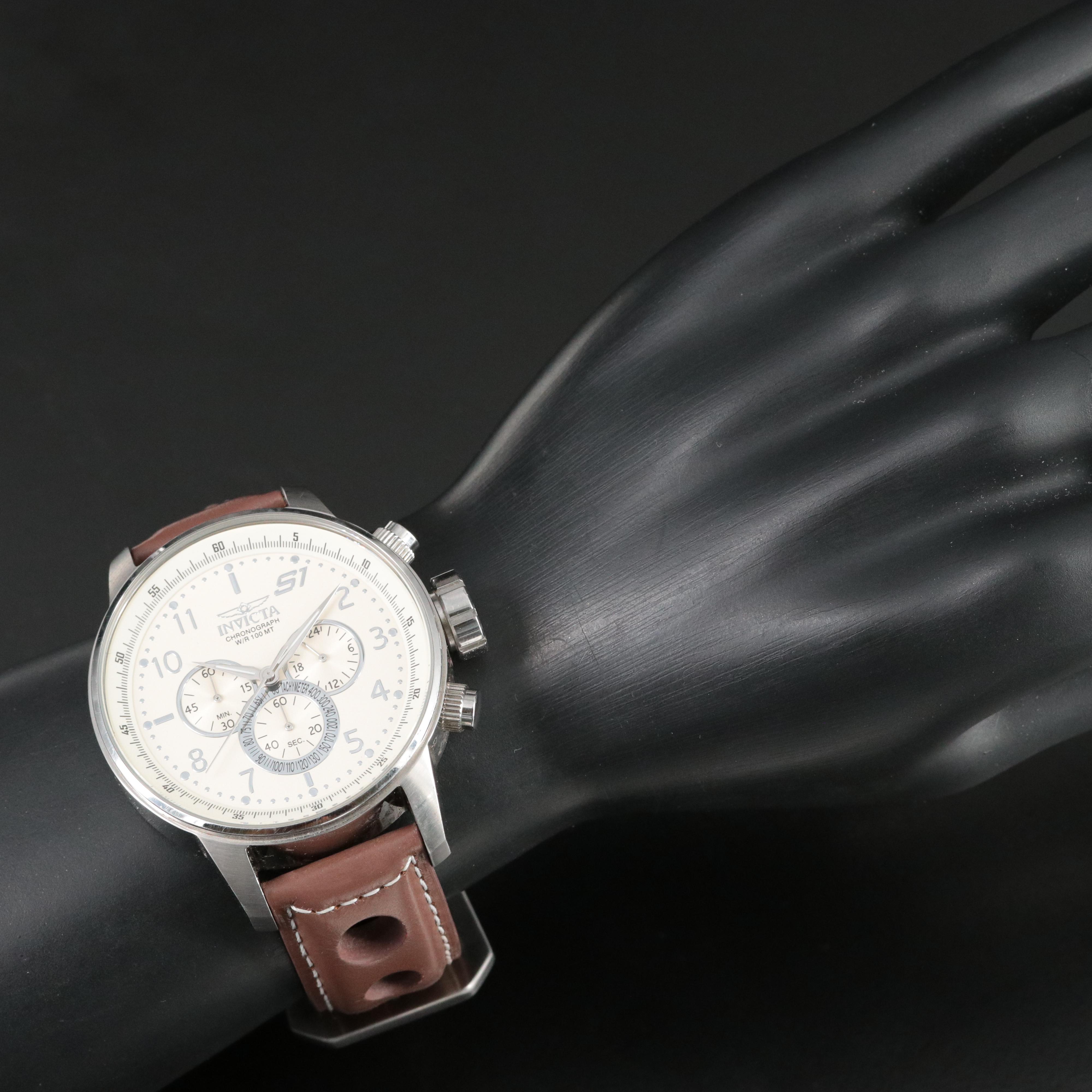 Invicta Rally Stainless Steel Chronograph Quartz Watch