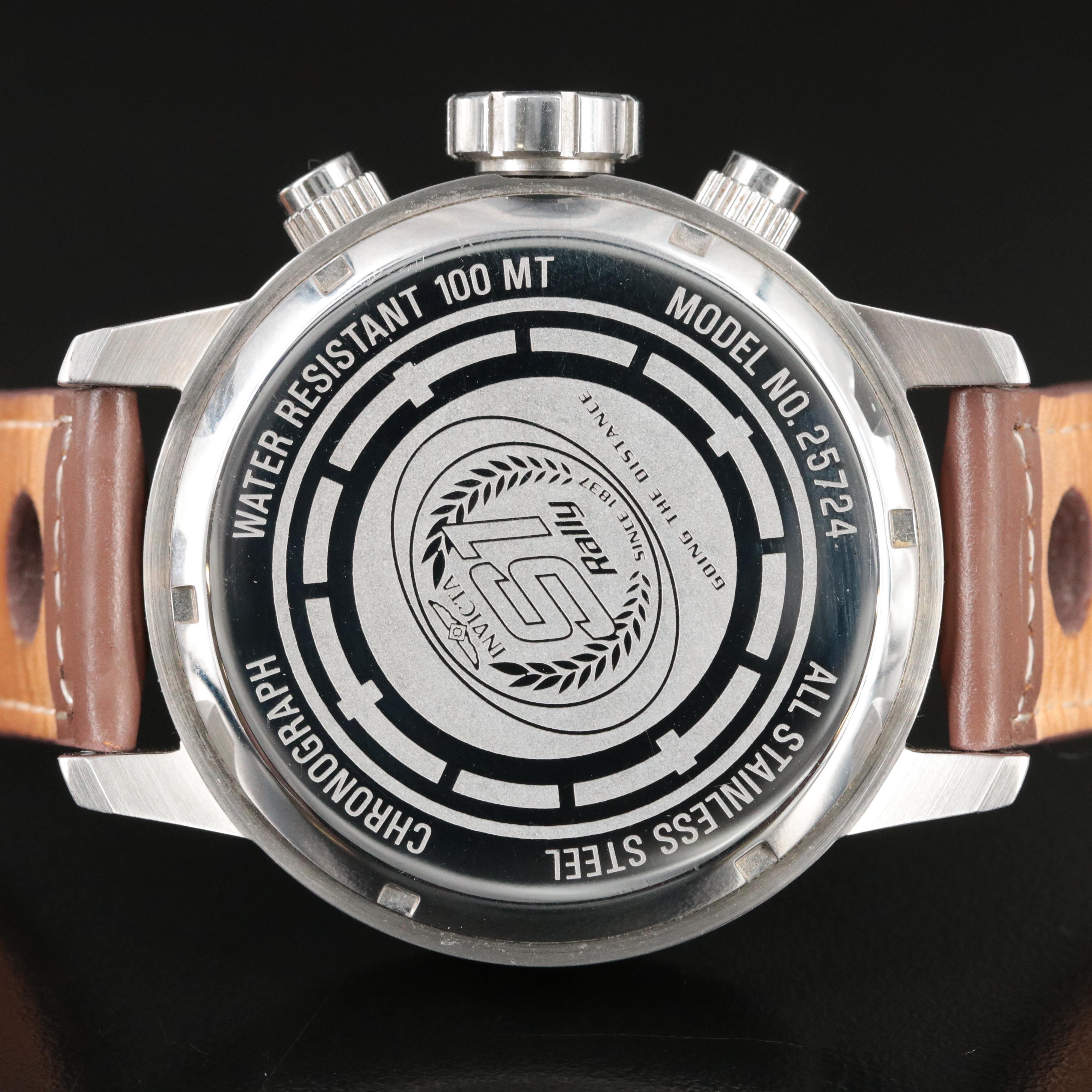 Invicta Rally Stainless Steel Chronograph Quartz Watch
