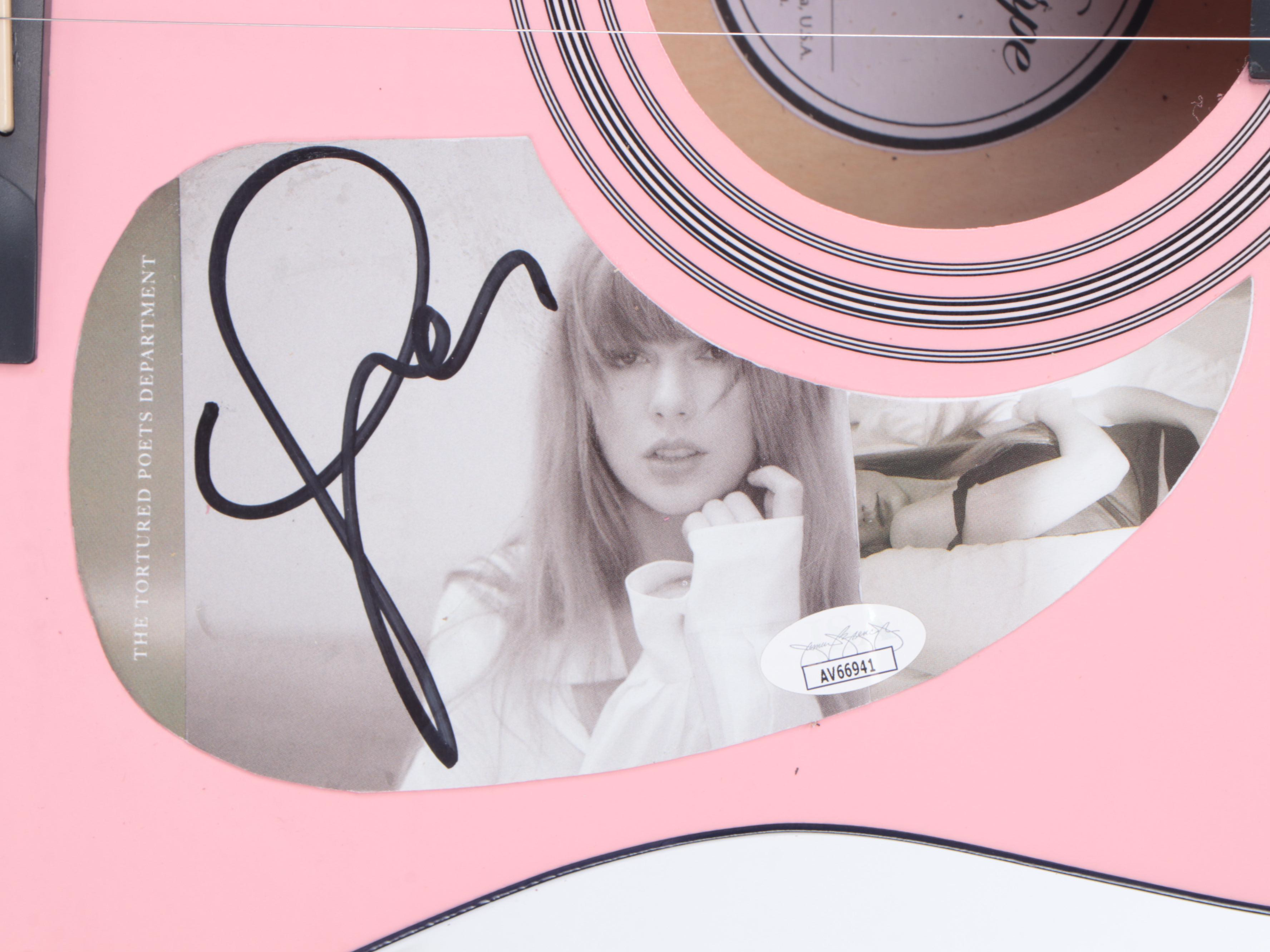 Taylor Swift Signed Ashthorpe Acoustic Guitar