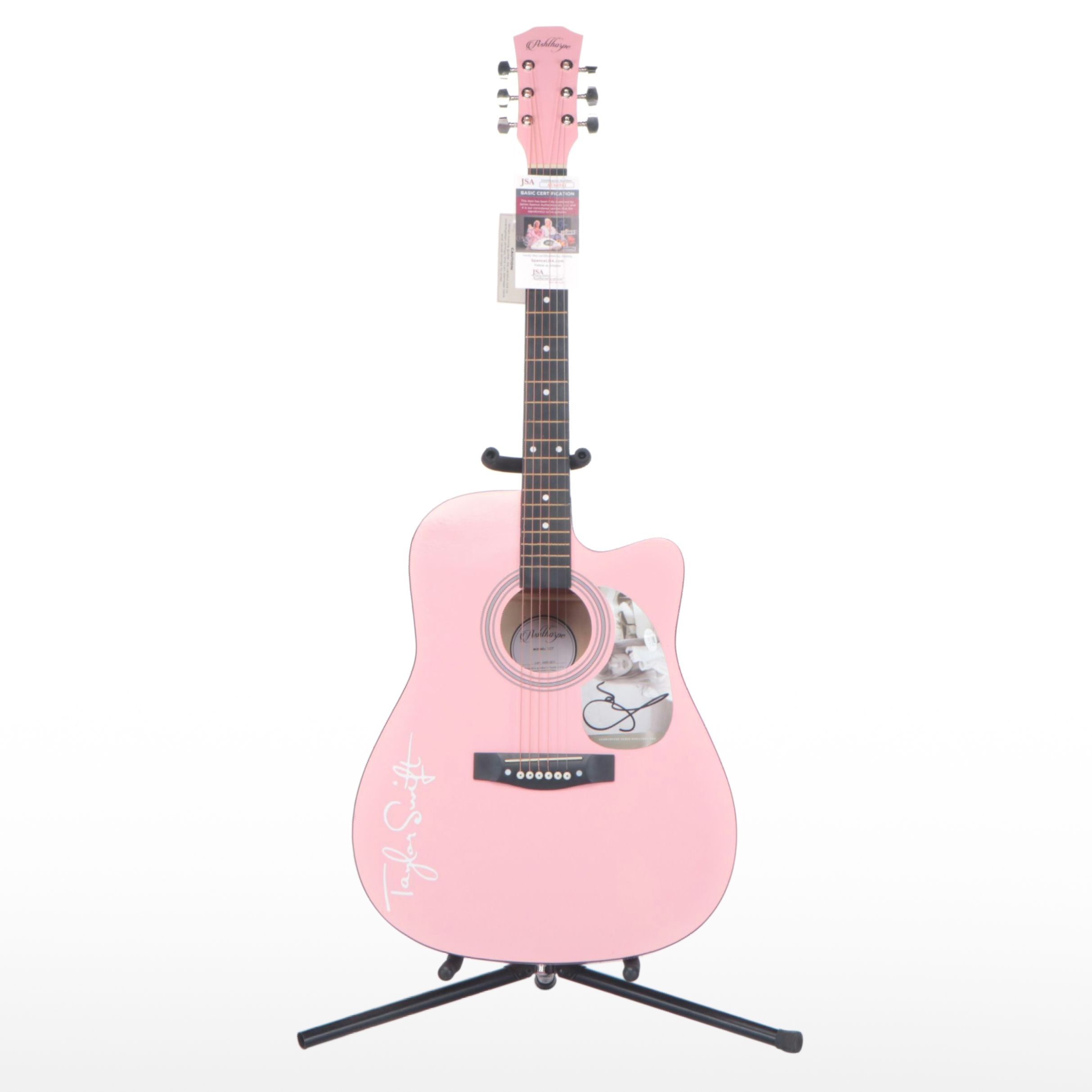 Taylor Swift Signed Ashthorpe Acoustic Guitar