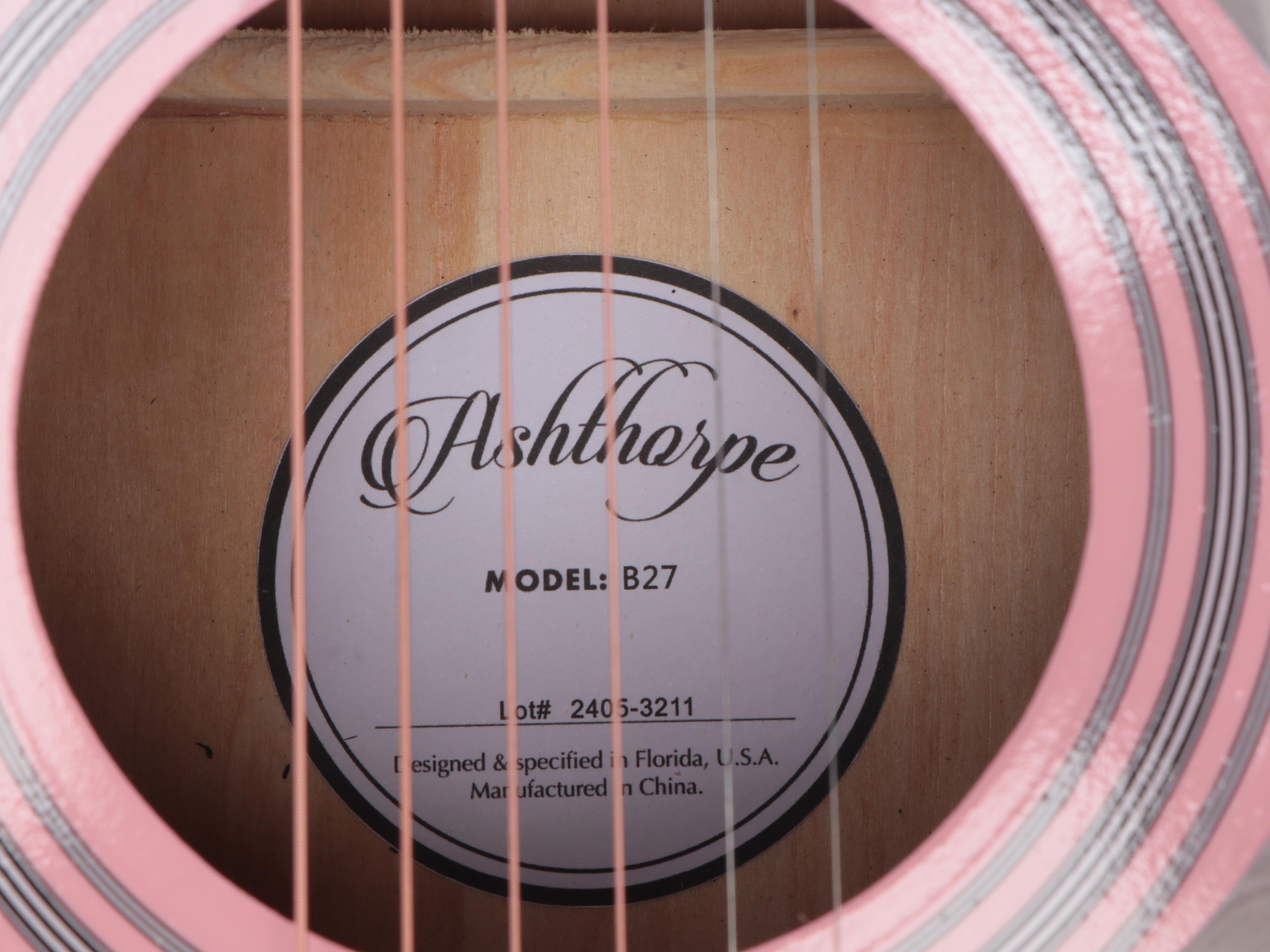 Taylor Swift Signed Ashthorpe Acoustic Guitar
