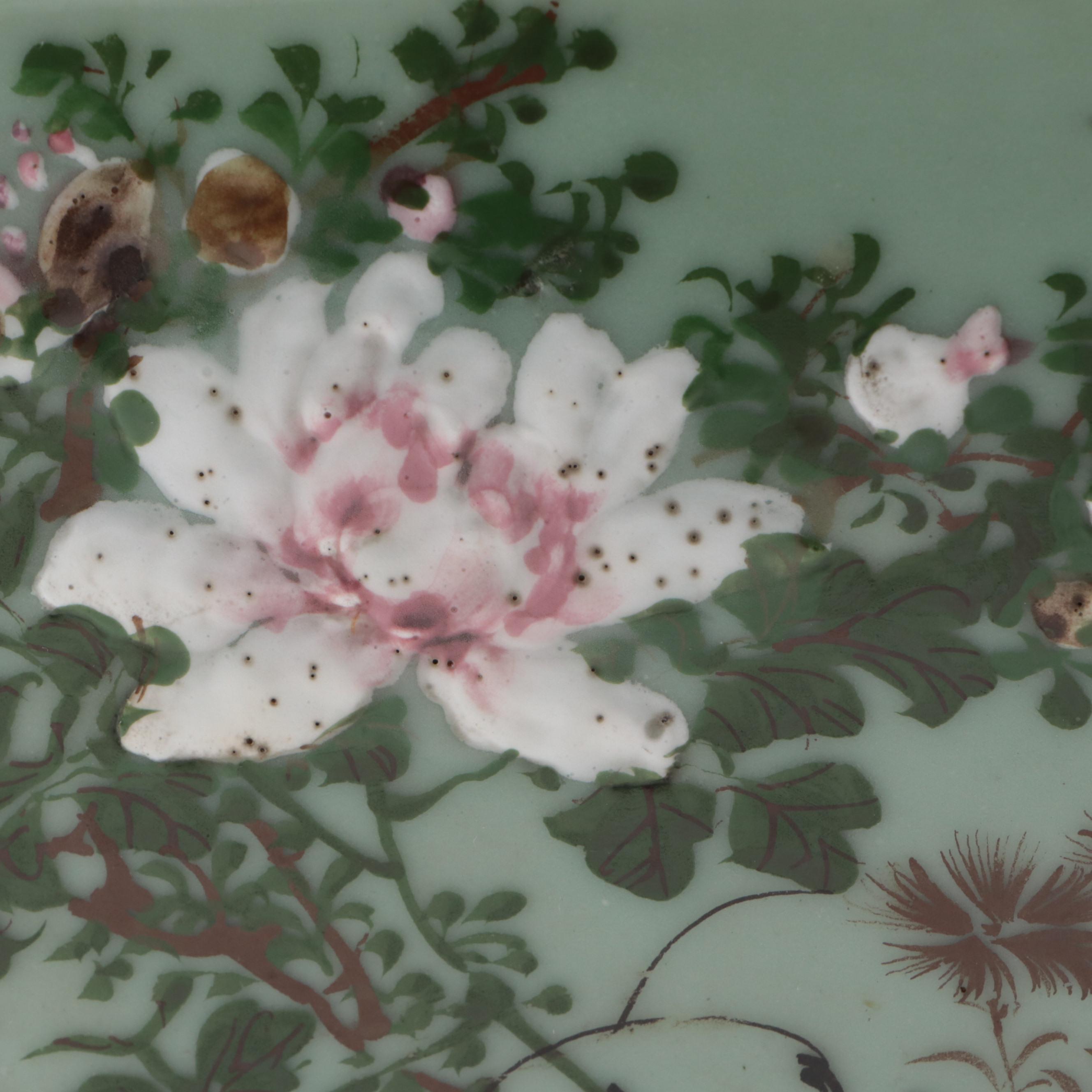 Japanese Seto Porcelain Celadon Planter