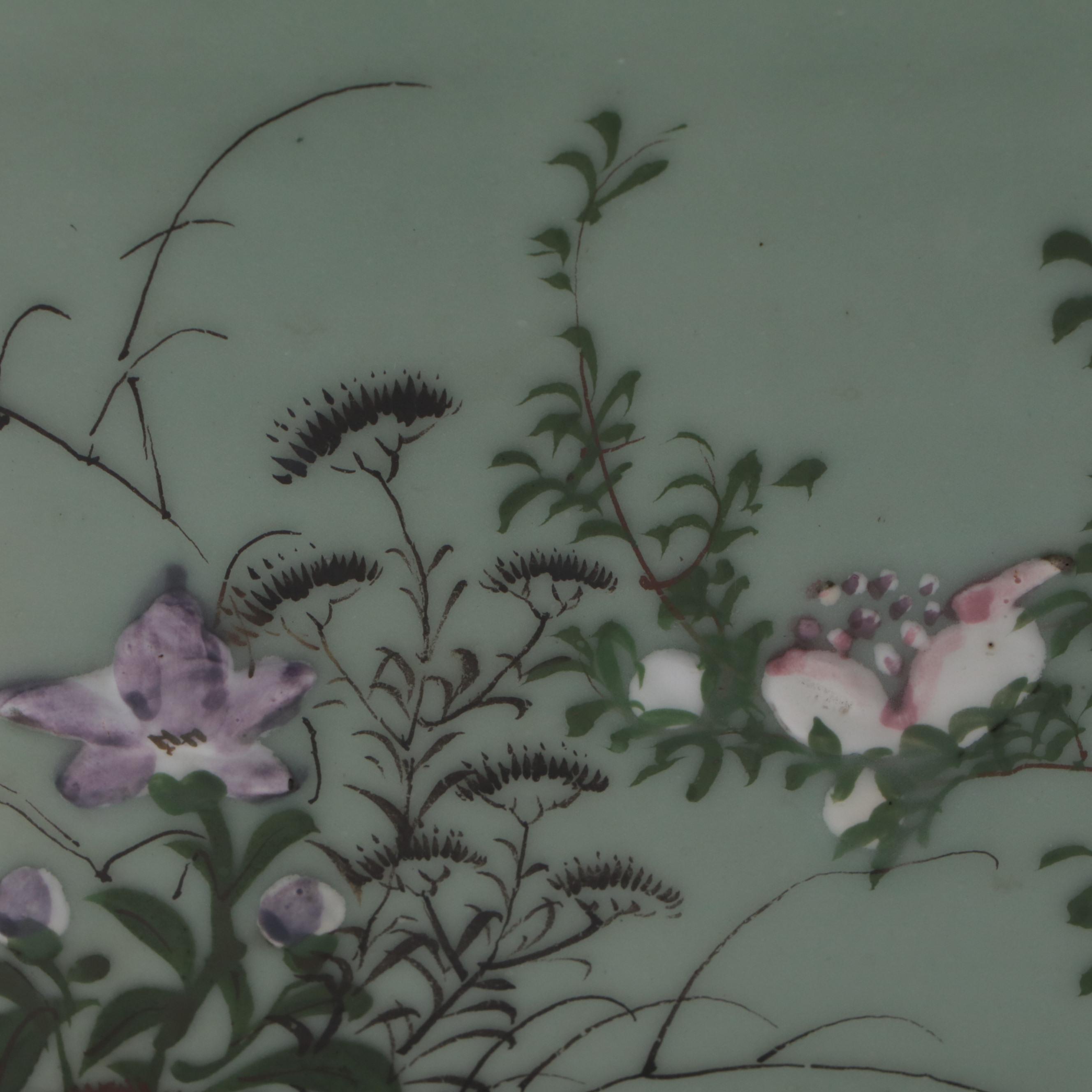 Japanese Seto Porcelain Celadon Planter