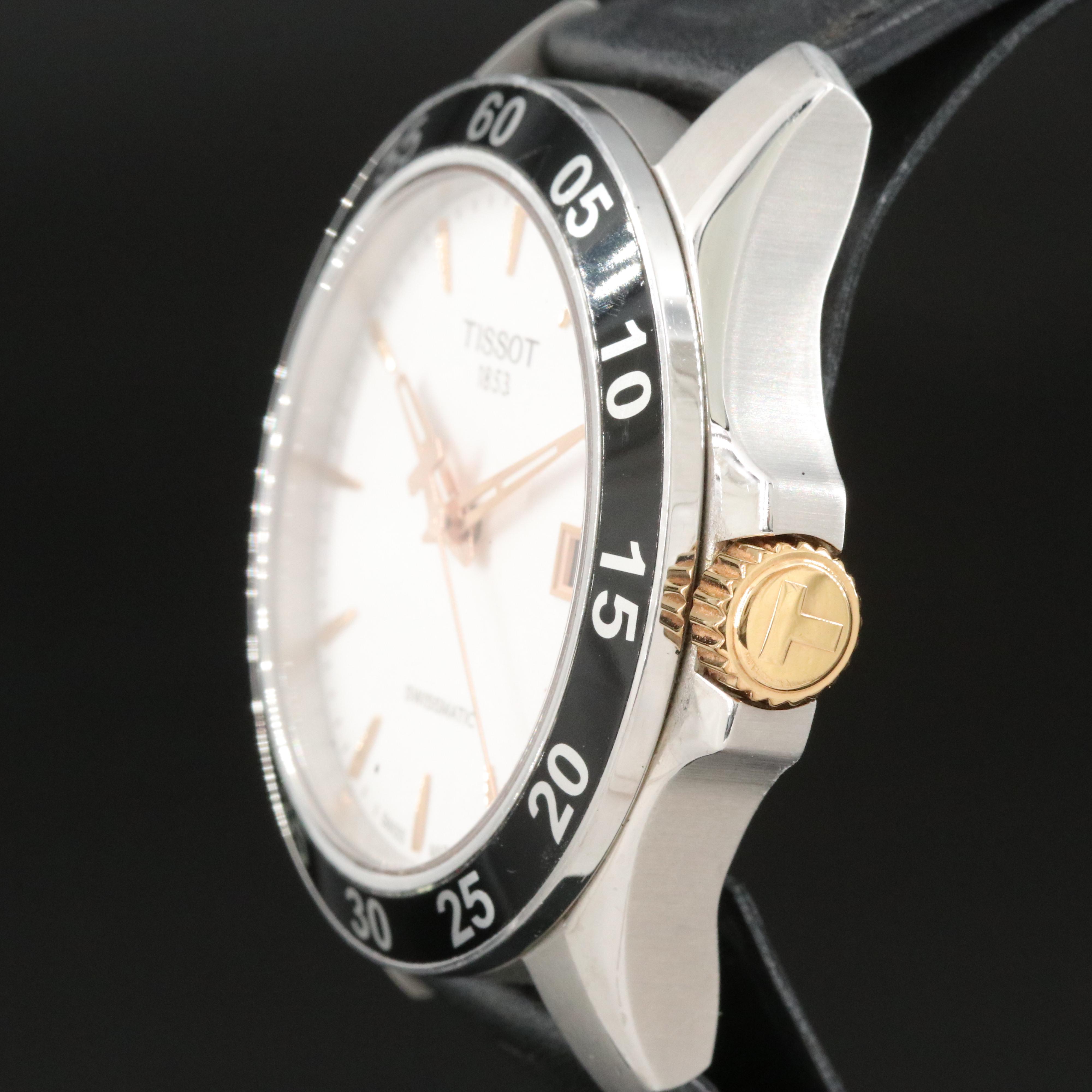 Tissot V8 Swissmatic 43mm Steel Watch