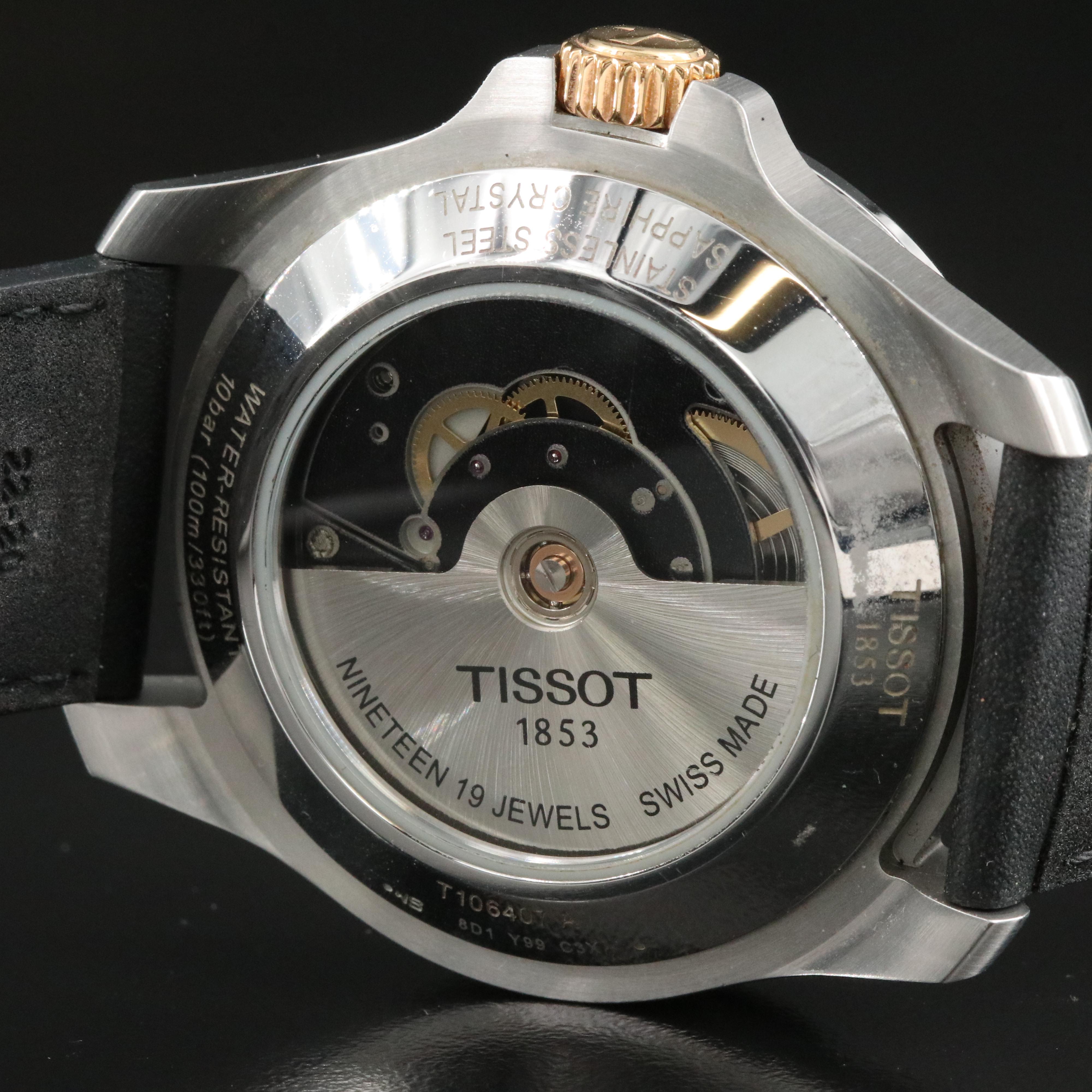 Tissot V8 Swissmatic 43mm Steel Watch