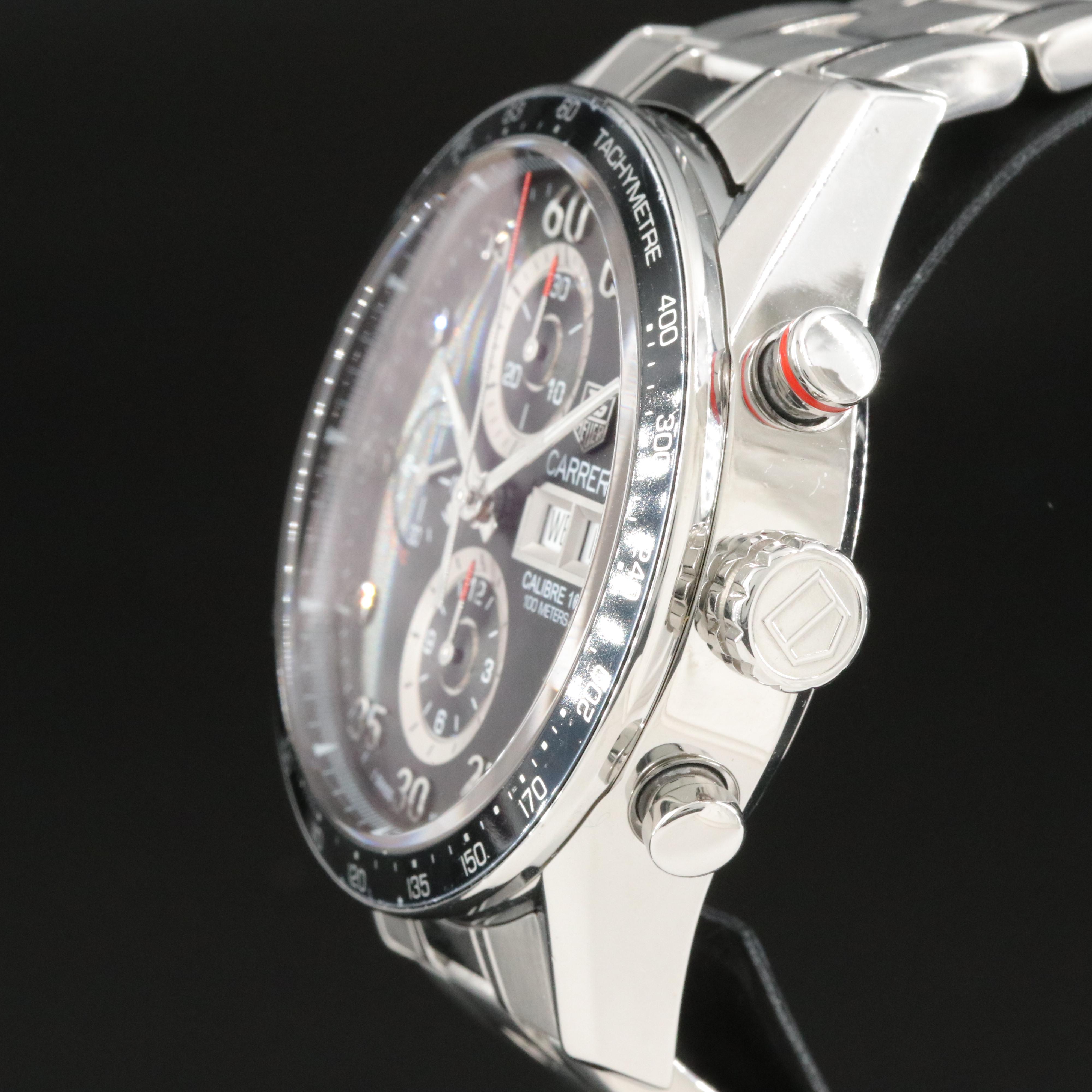 TAG Heuer Carrera Chrono Day Date Calibre 16 Steel Automatic Watch