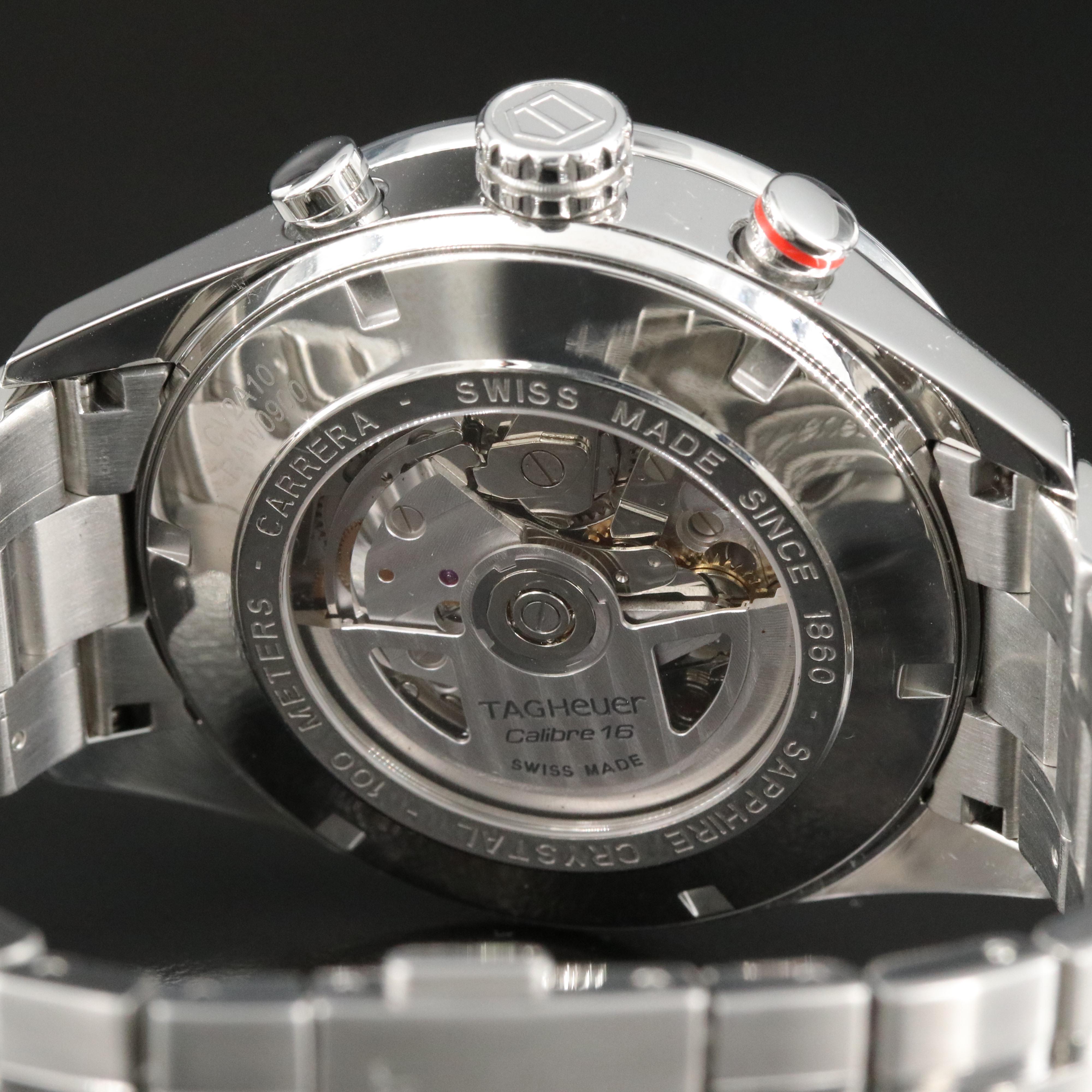 TAG Heuer Carrera Chrono Day Date Calibre 16 Steel Automatic Watch