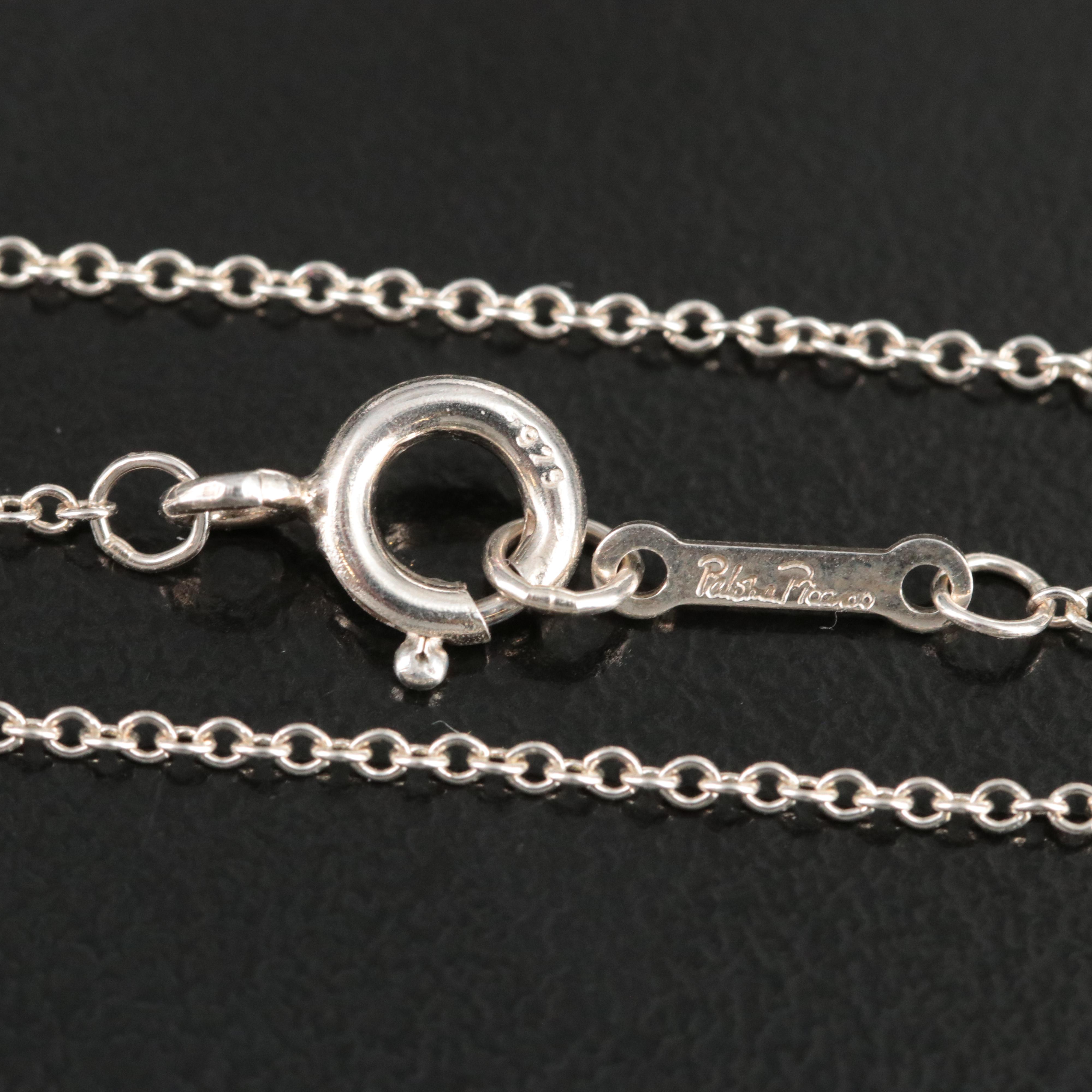 Paloma Picasso for Tiffany & Co. Loving Heart Sterling Necklace