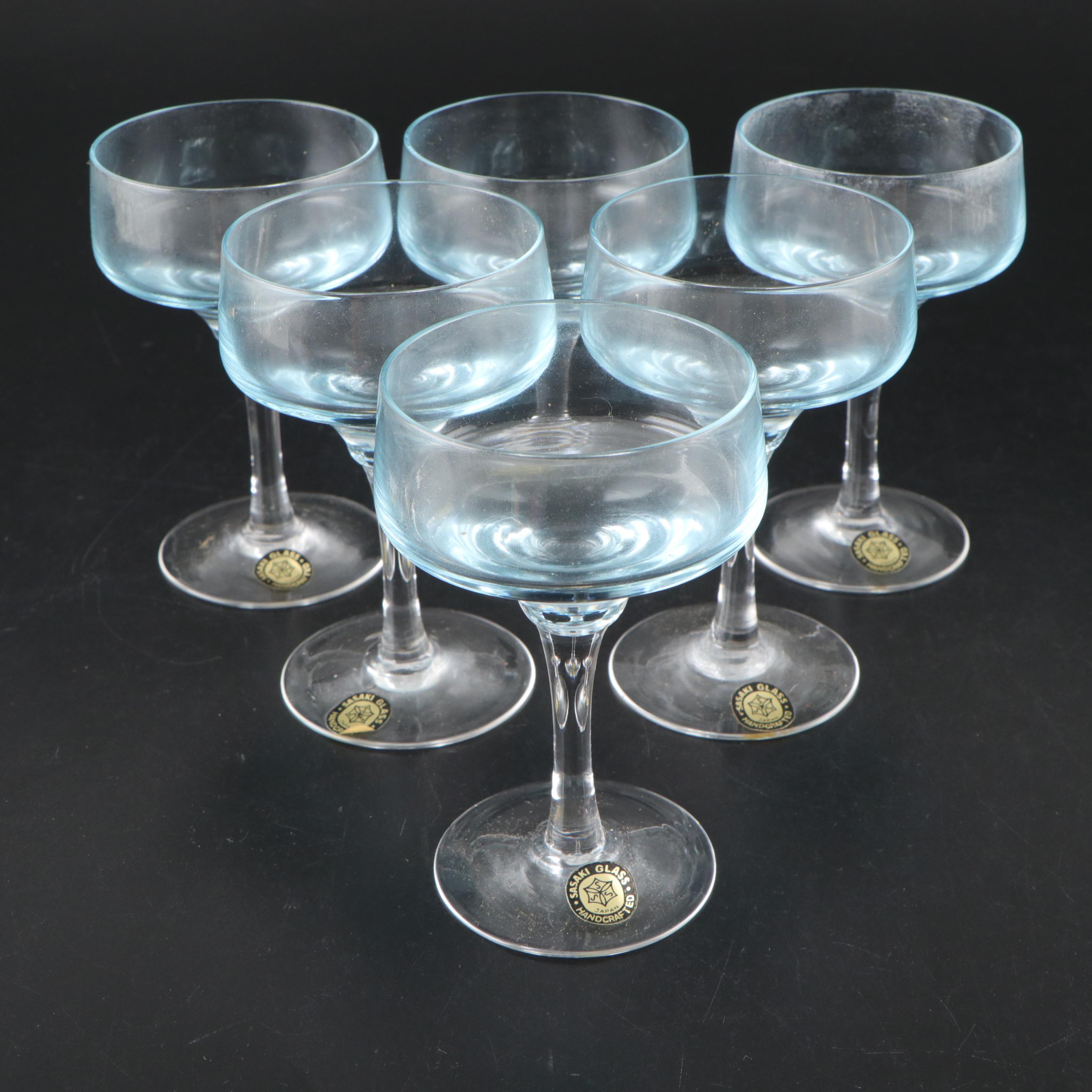 Sasaki "Harmony Azure" Wine Glasses, Juice Glasses and More