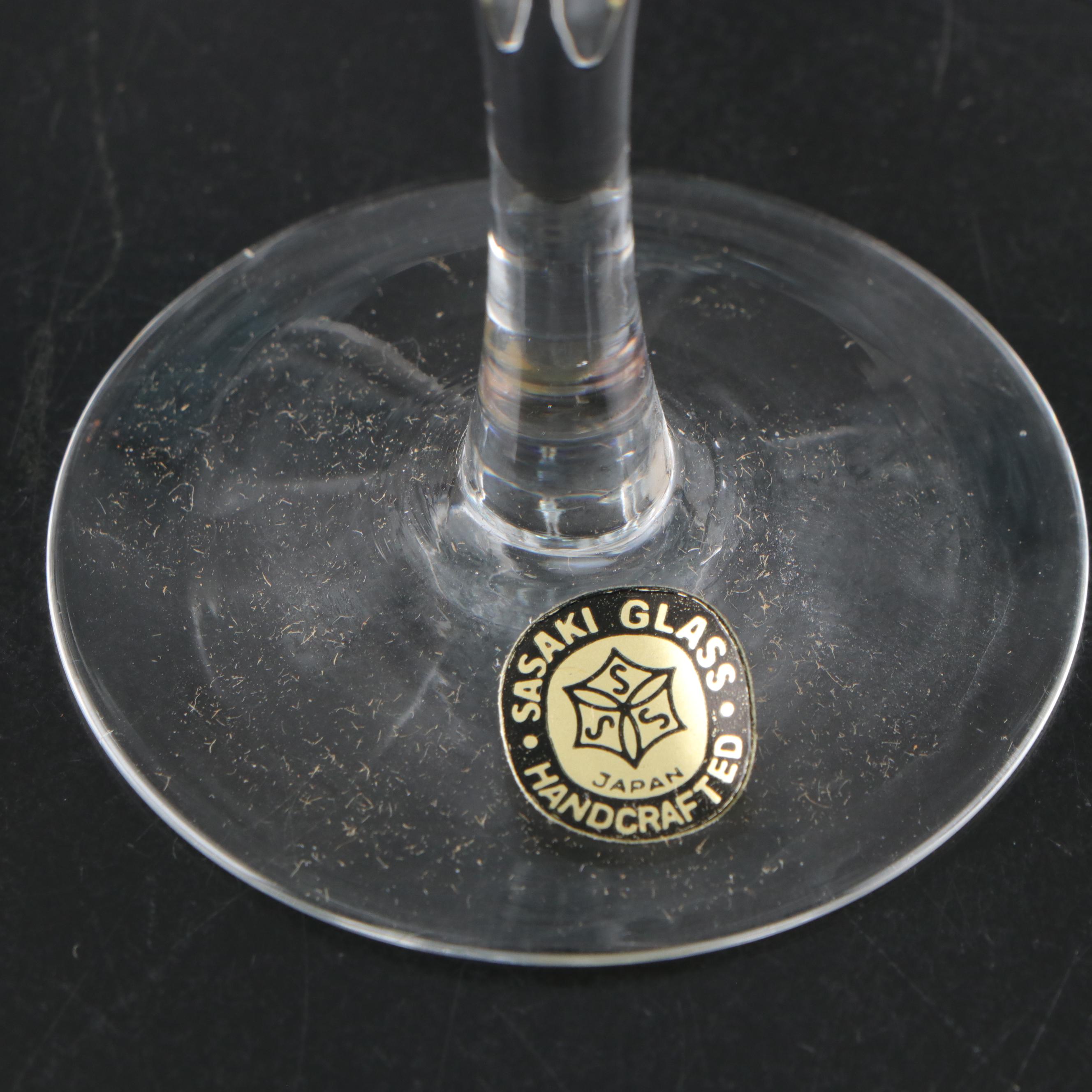 Sasaki "Harmony Azure" Wine Glasses, Juice Glasses and More