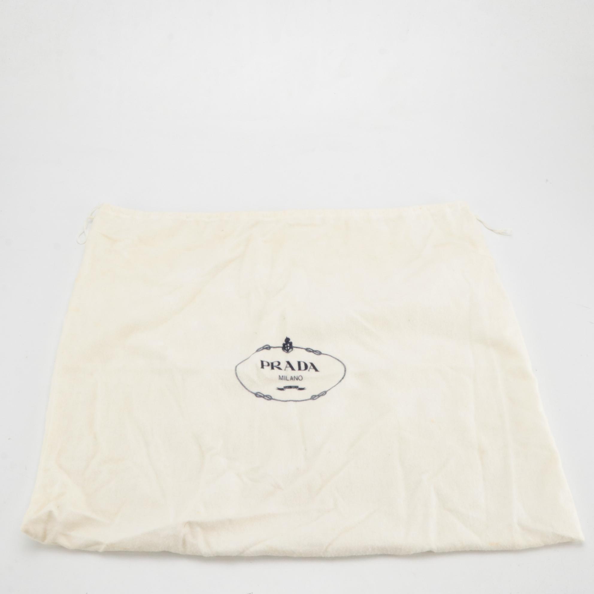 Prada Brown Leather Shoulder Bag