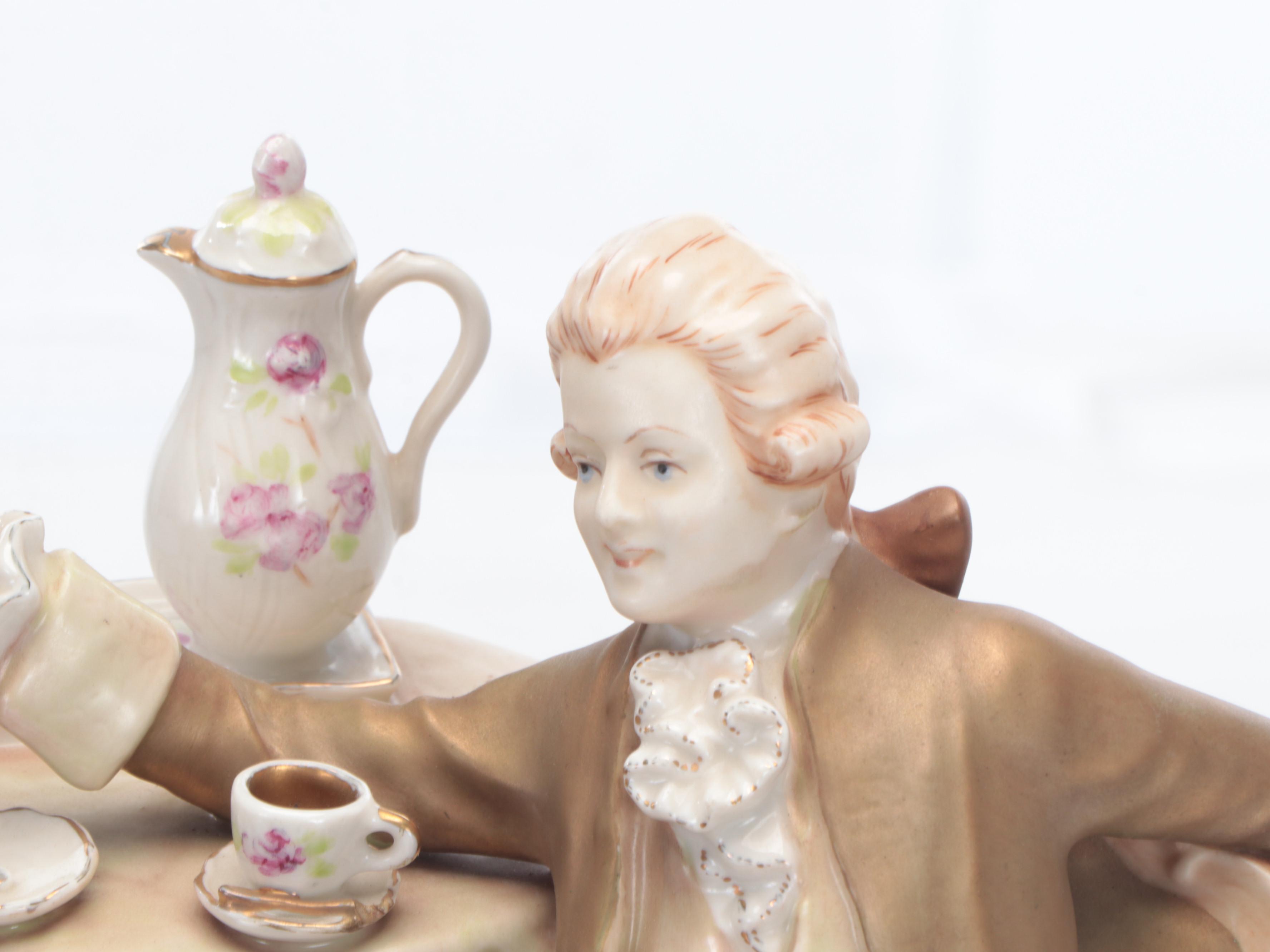 Royal Dux Porcelain Figural Group, 1912–1951