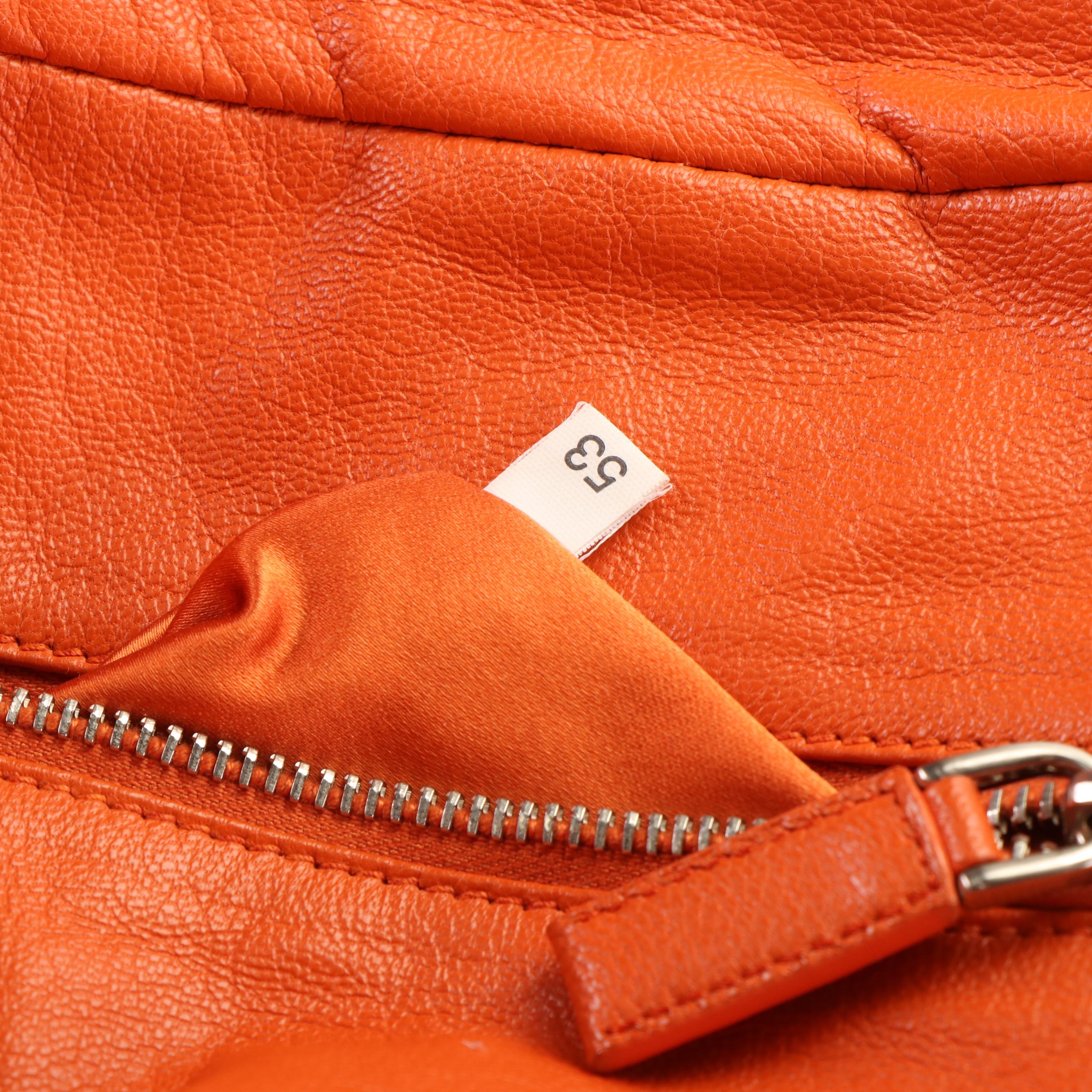 Prada Double Zip Deep Brown Leather Business Bag