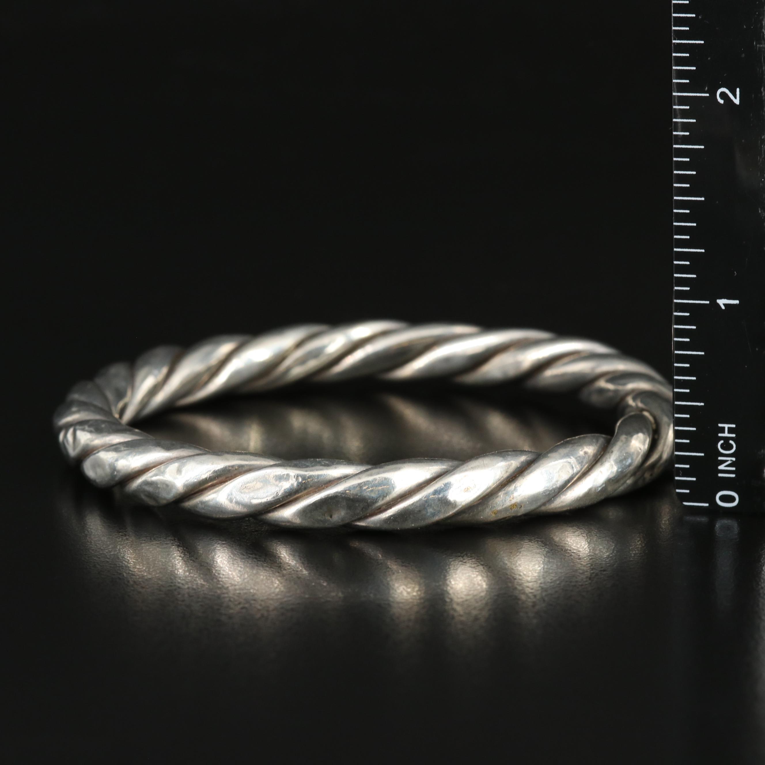 Vintage Sterling Bangle and Buckle Bracelet Collection