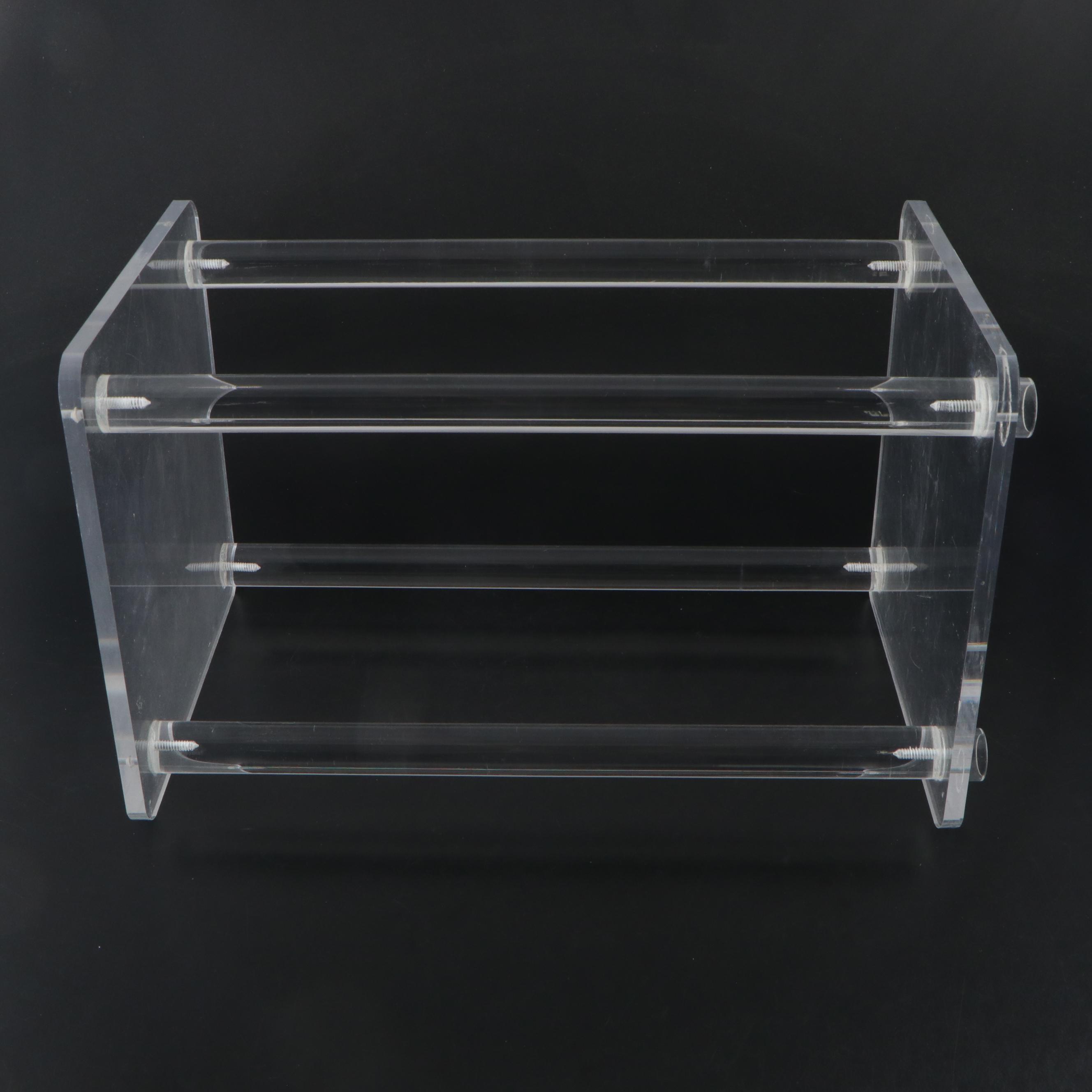 Modernist Clear Acrylic Side Table