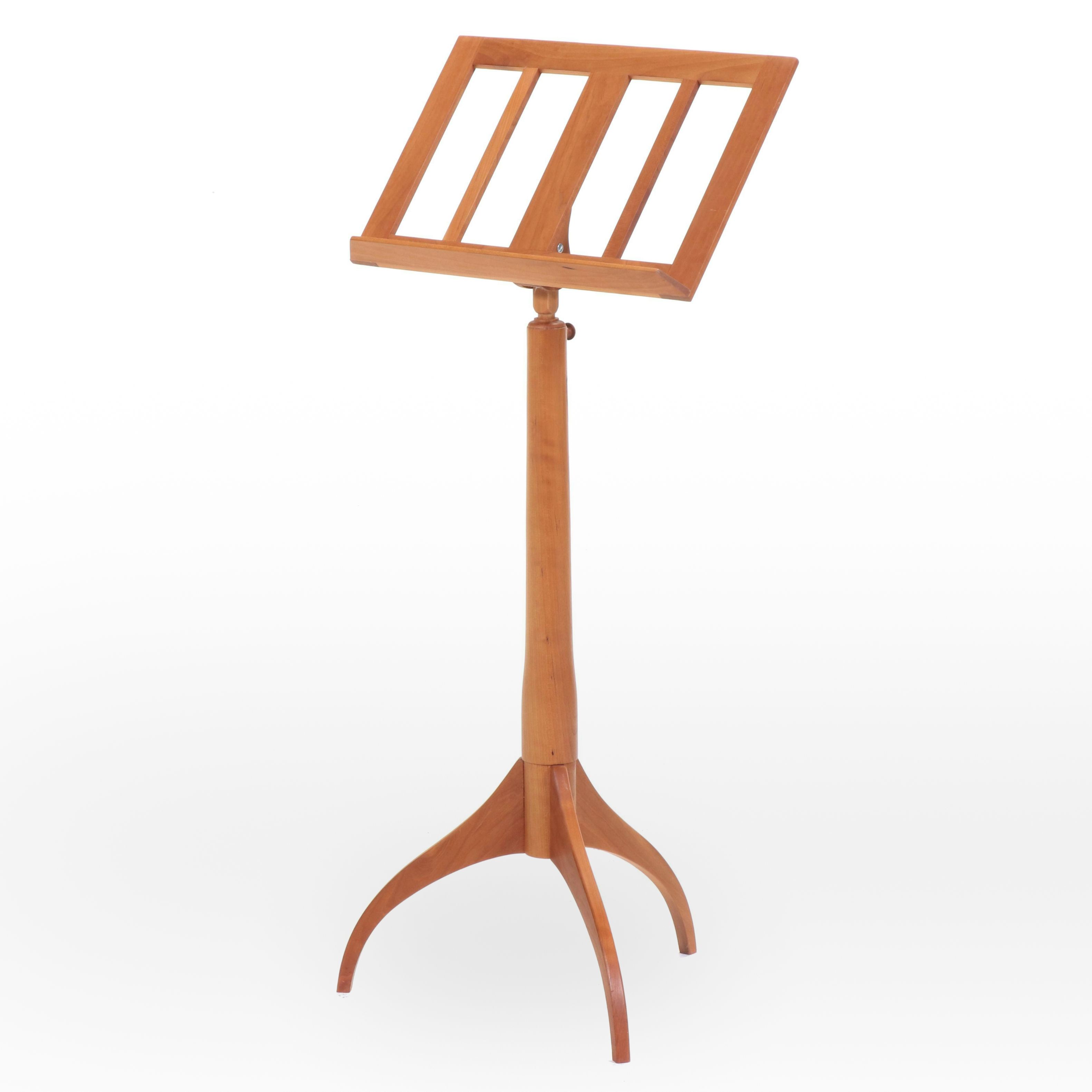 Thos. Moser Cabinetmakers Cherrywood Bench-Made Adjustable Music Stand