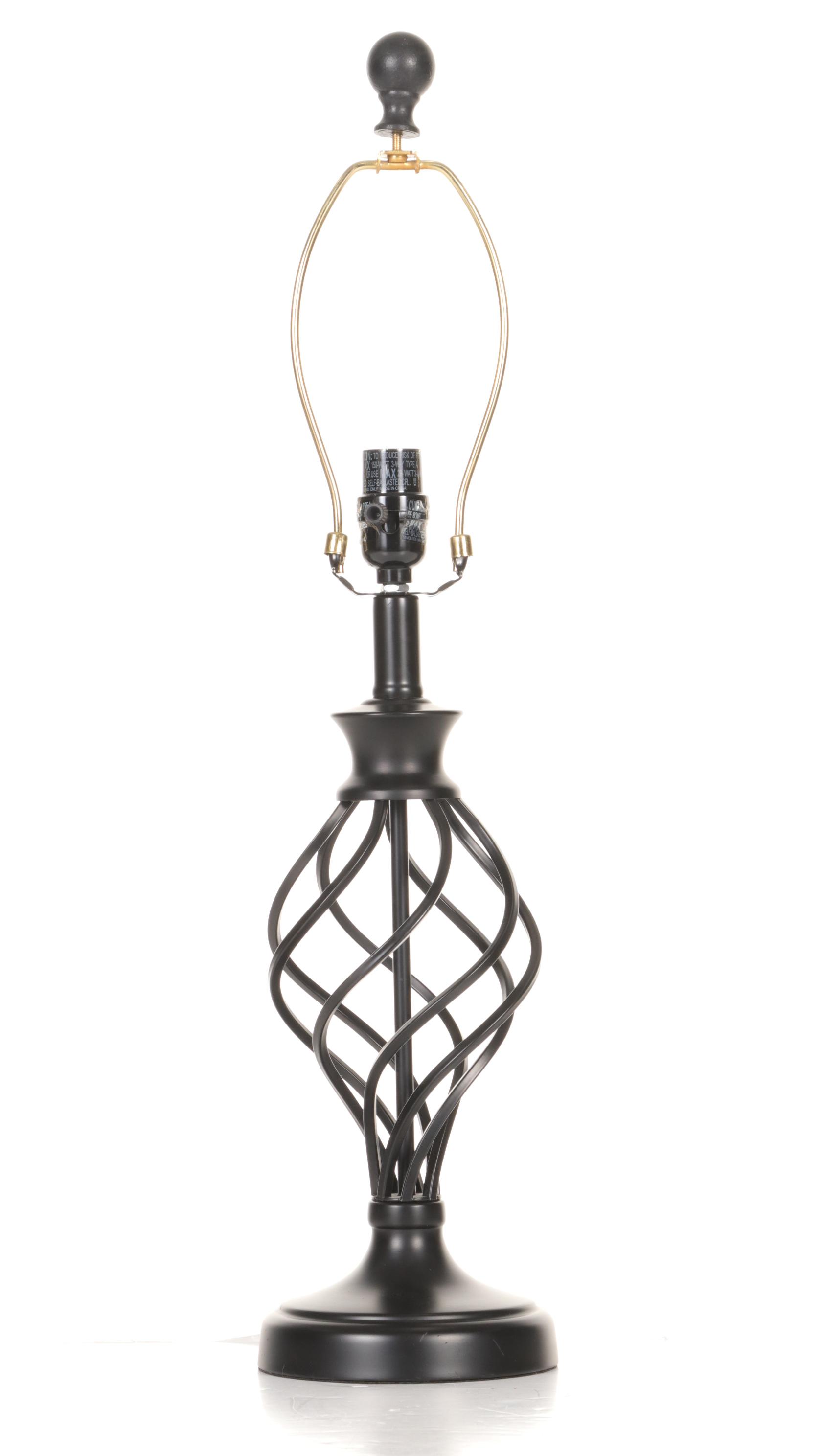 Metal Spiral Table Lamp