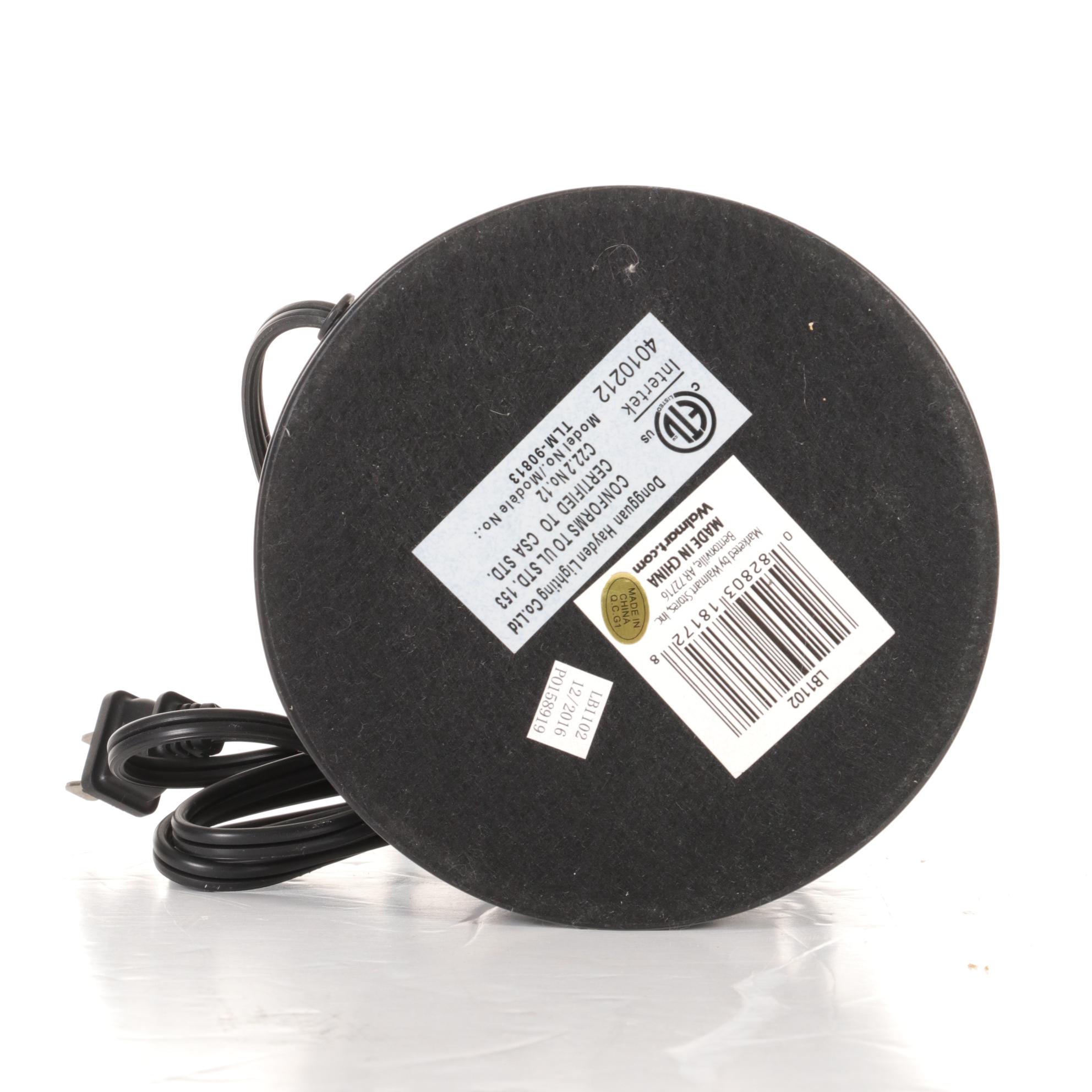 Metal Spiral Table Lamp